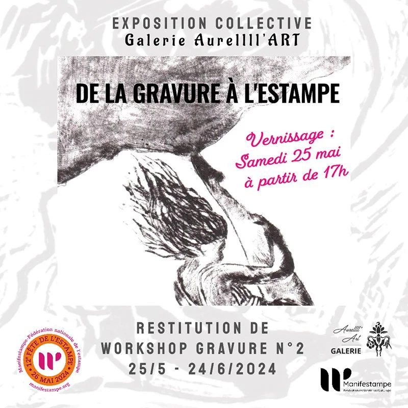 VERNISSAGE / DE LA GRAVURE À L'ESTAMPE (GRATUIT)