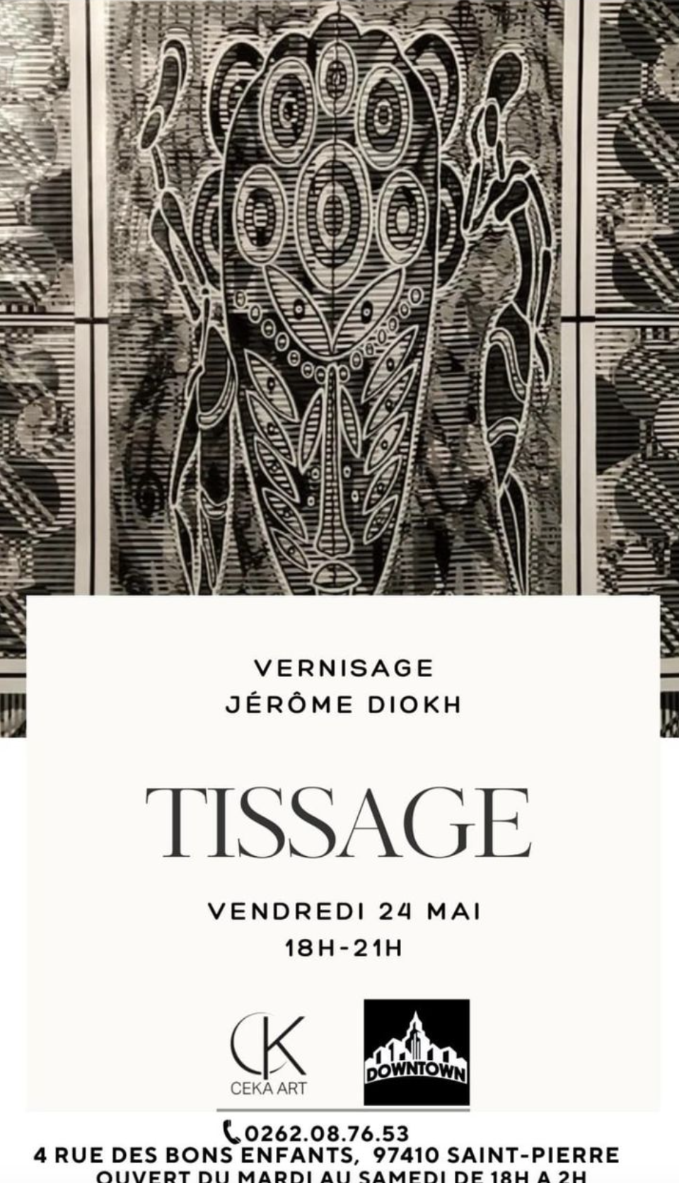 VERNISSAGE / JÉRÔME DIOKH / TISSAGE