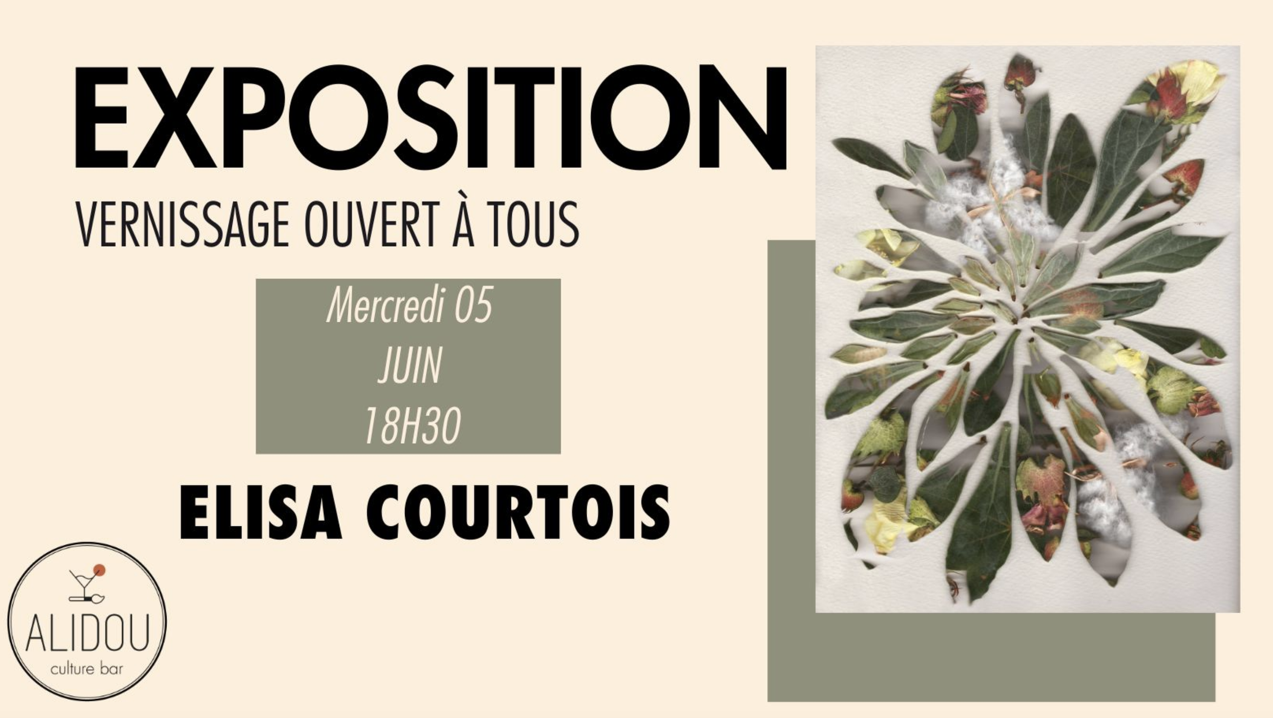 VERNISSAGE / ELISA COURTOIS (GRATUIT)