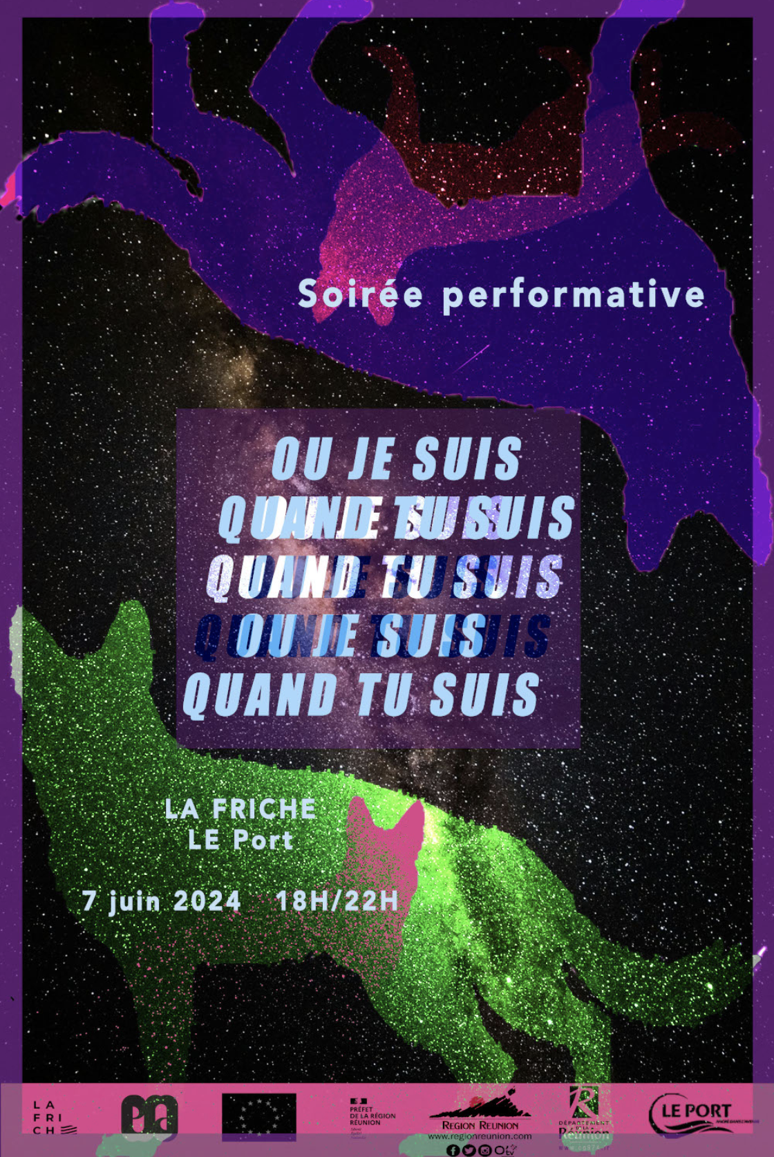 SOIRÉE PERFORMATIVE / OÙ JE SUIS, QUAND TU SUIS