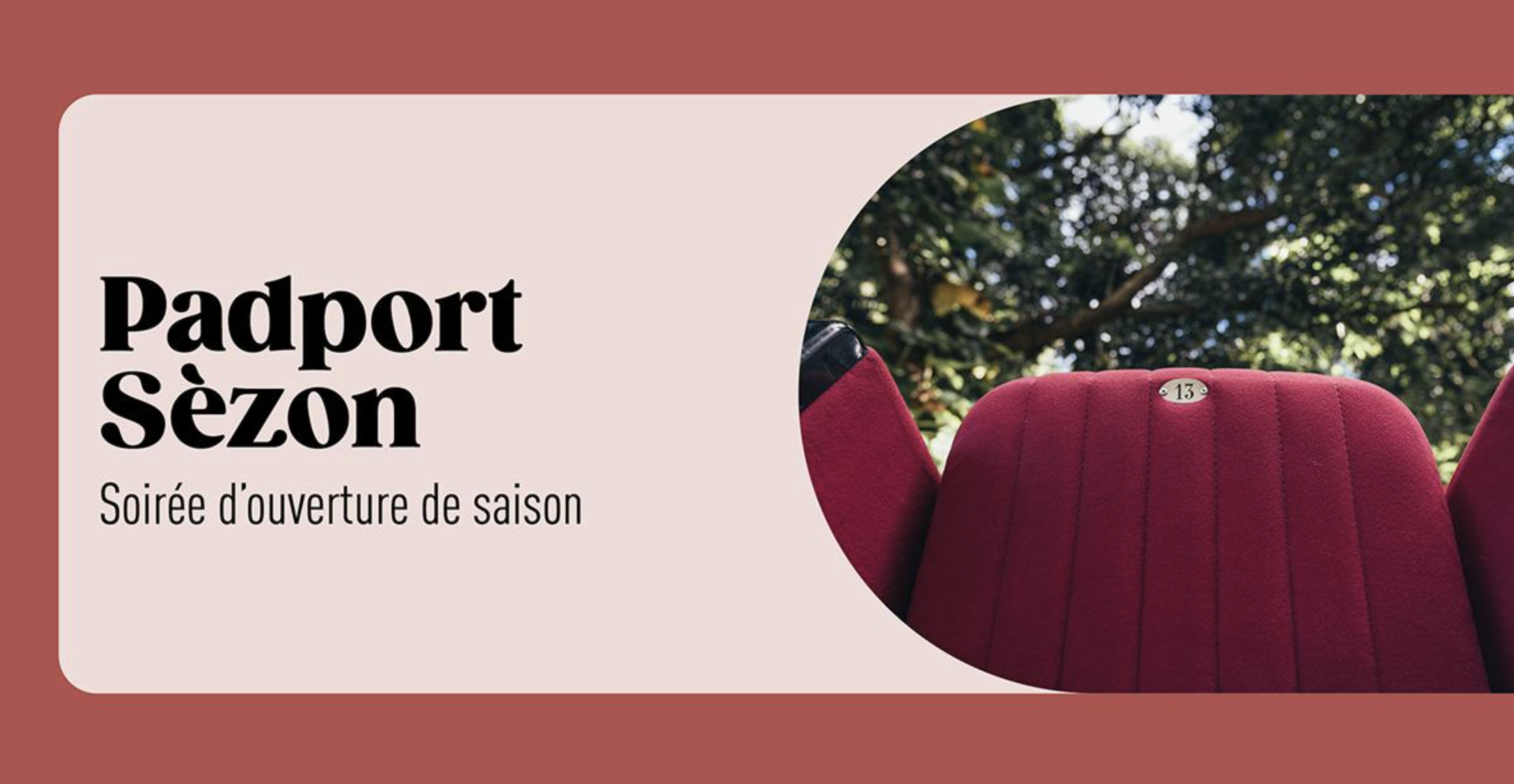 PADPORT SÉZON / OUVERTURE DE SAISON DU CDNOI + DJ VALENTIN JOLICOEUR