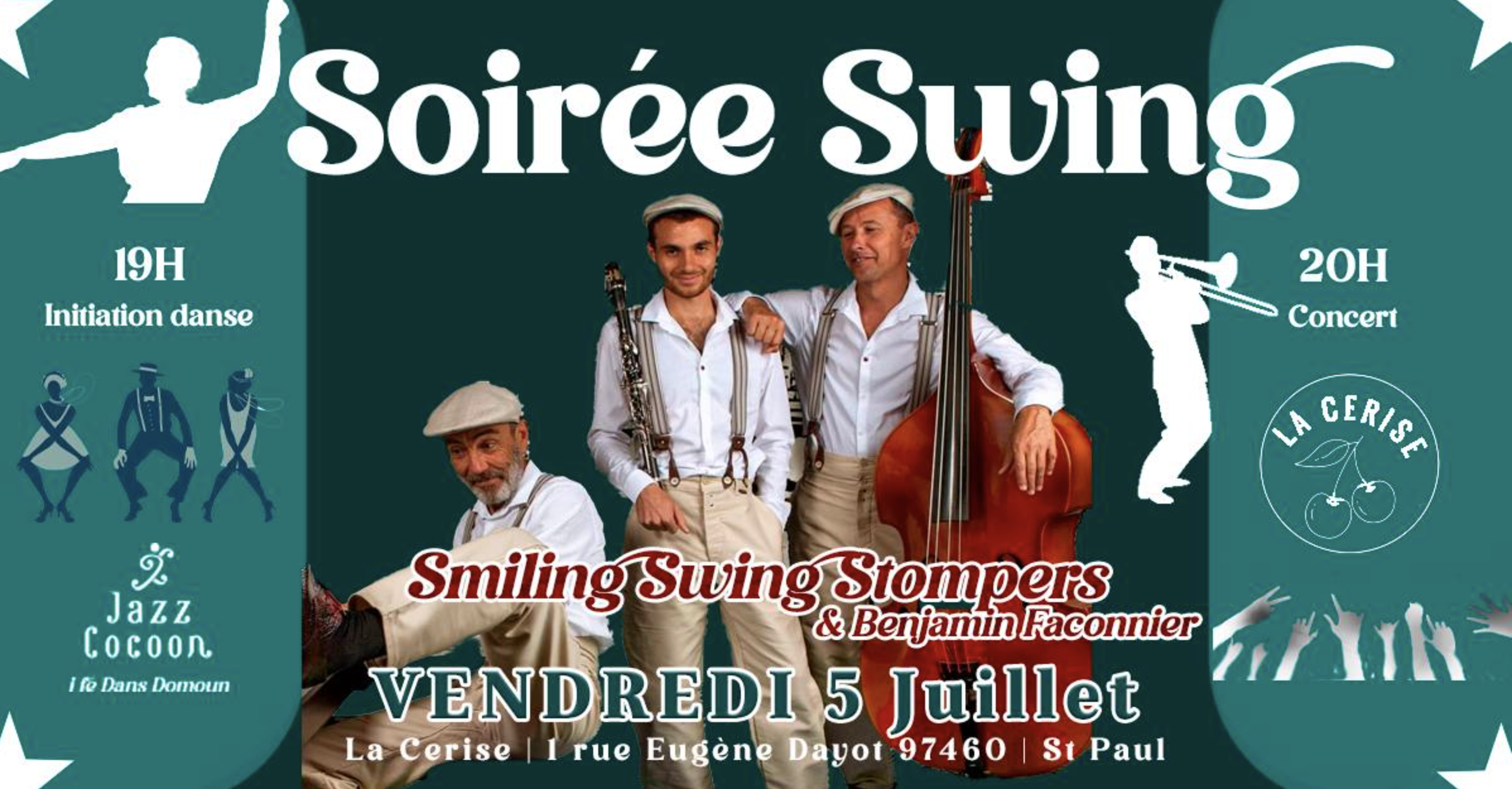 SOIRÉE SWING À LA CERISE / SMILING SWING STOMPERS