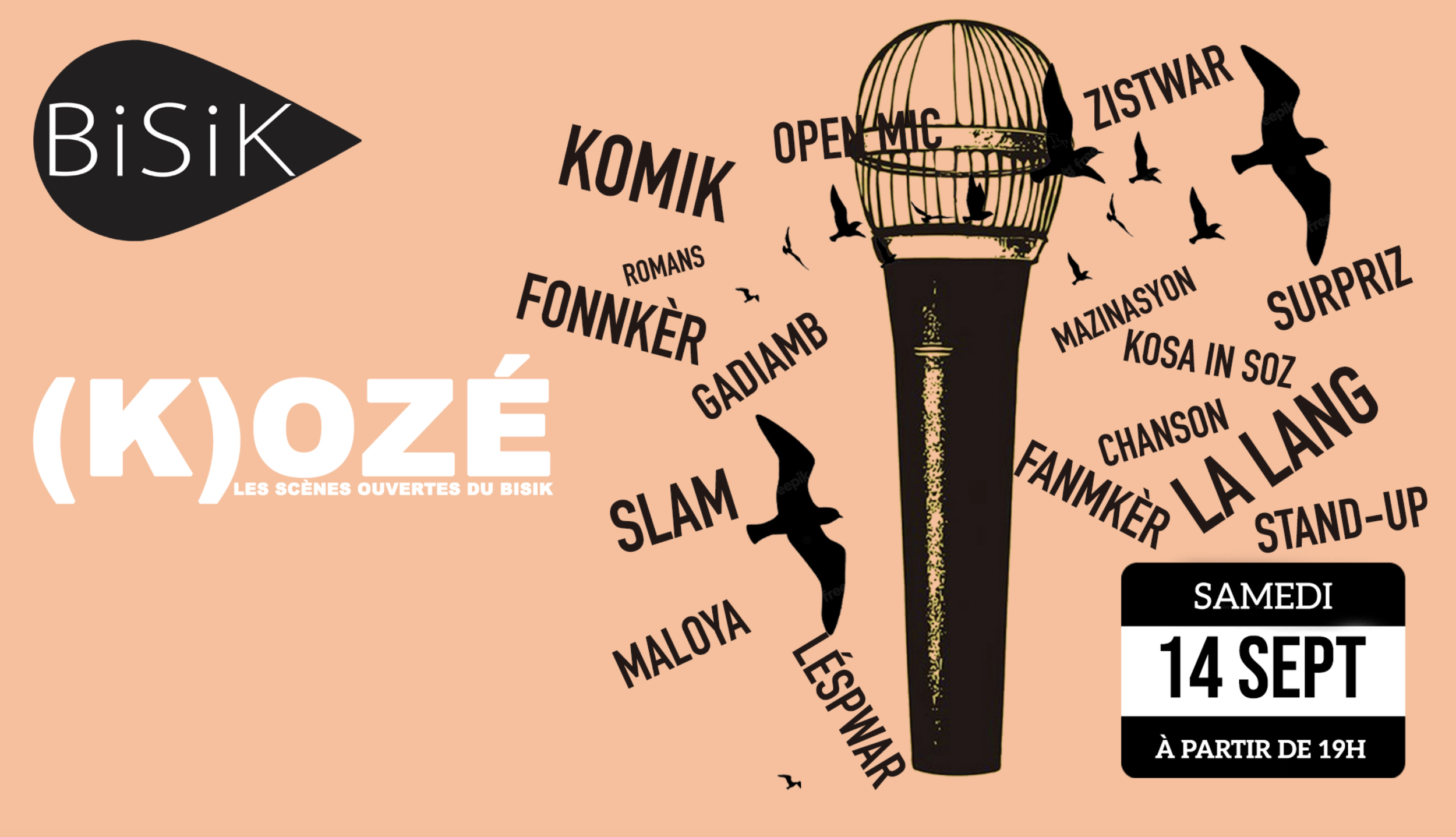 LES SCÈNES OUVERTES DU BISIK / (K)OZÉ (GRATUIT)