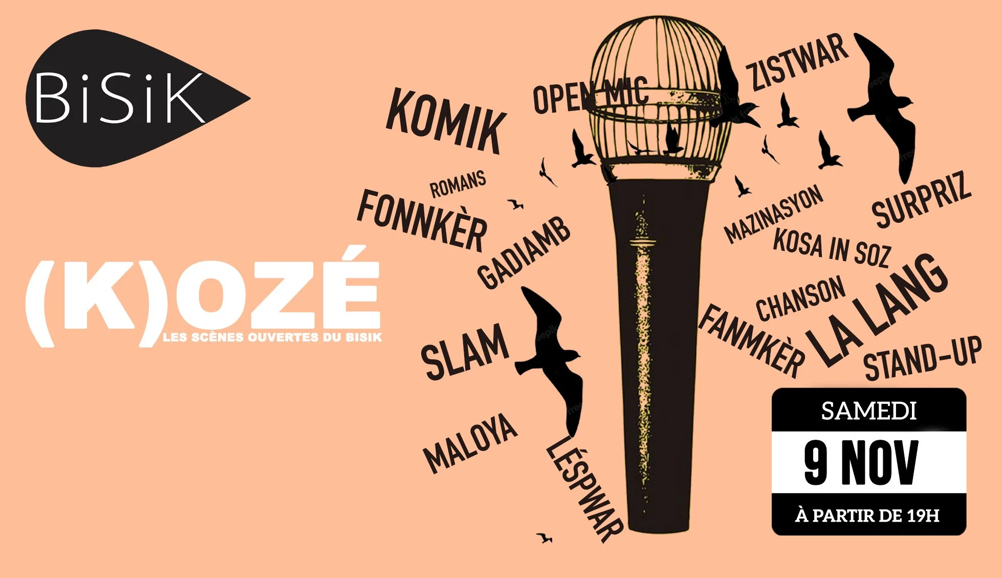 LES SCÈNES OUVERTES DU BISIK / (K)OZÉ (GRATUIT)