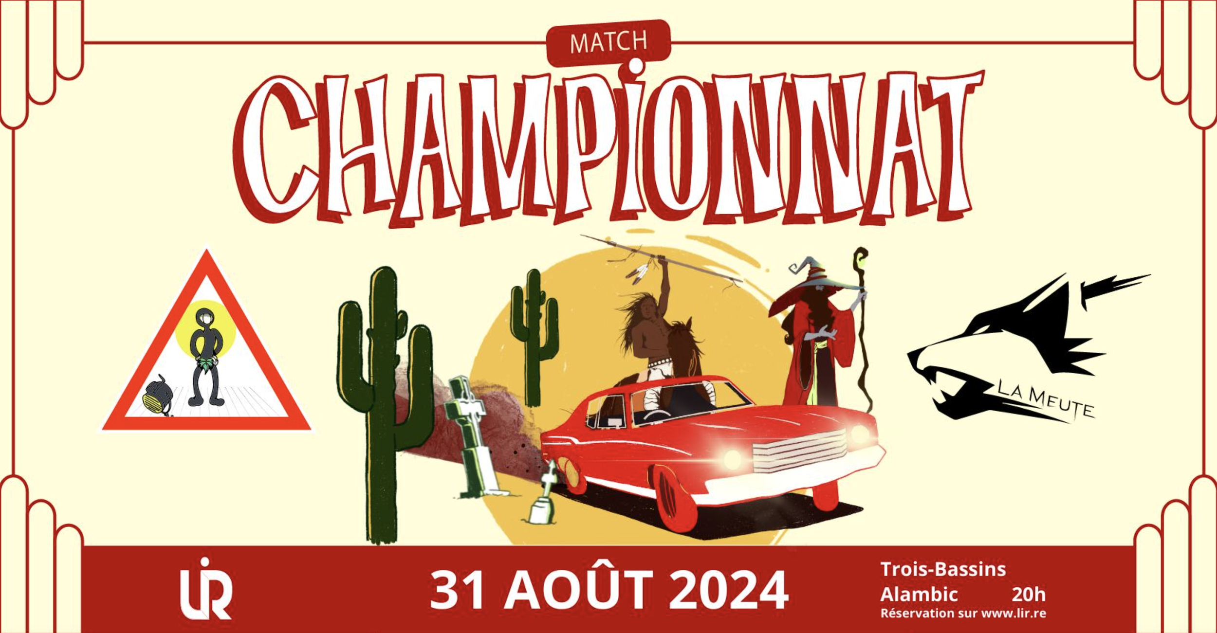 LA LIGUE D'IMPROVISATION RÉUNIONNAISE / MATCH LES NUANS'N VS LA MEUTE (5-7€)