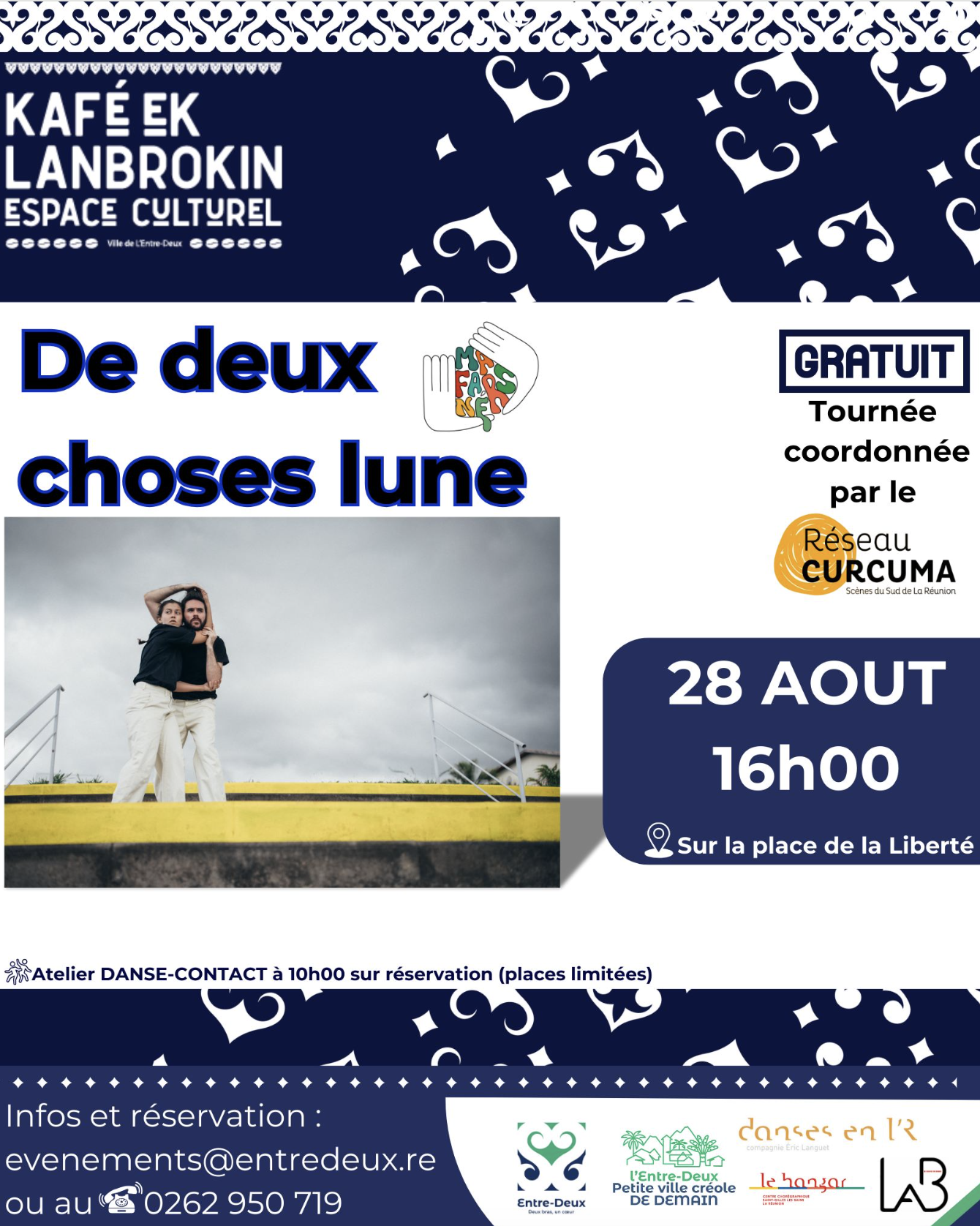 CIE MASFARNÉ / DE DEUX CHOSES LUNE (GRATUIT, PLACE DE LA LIBERTÉ)