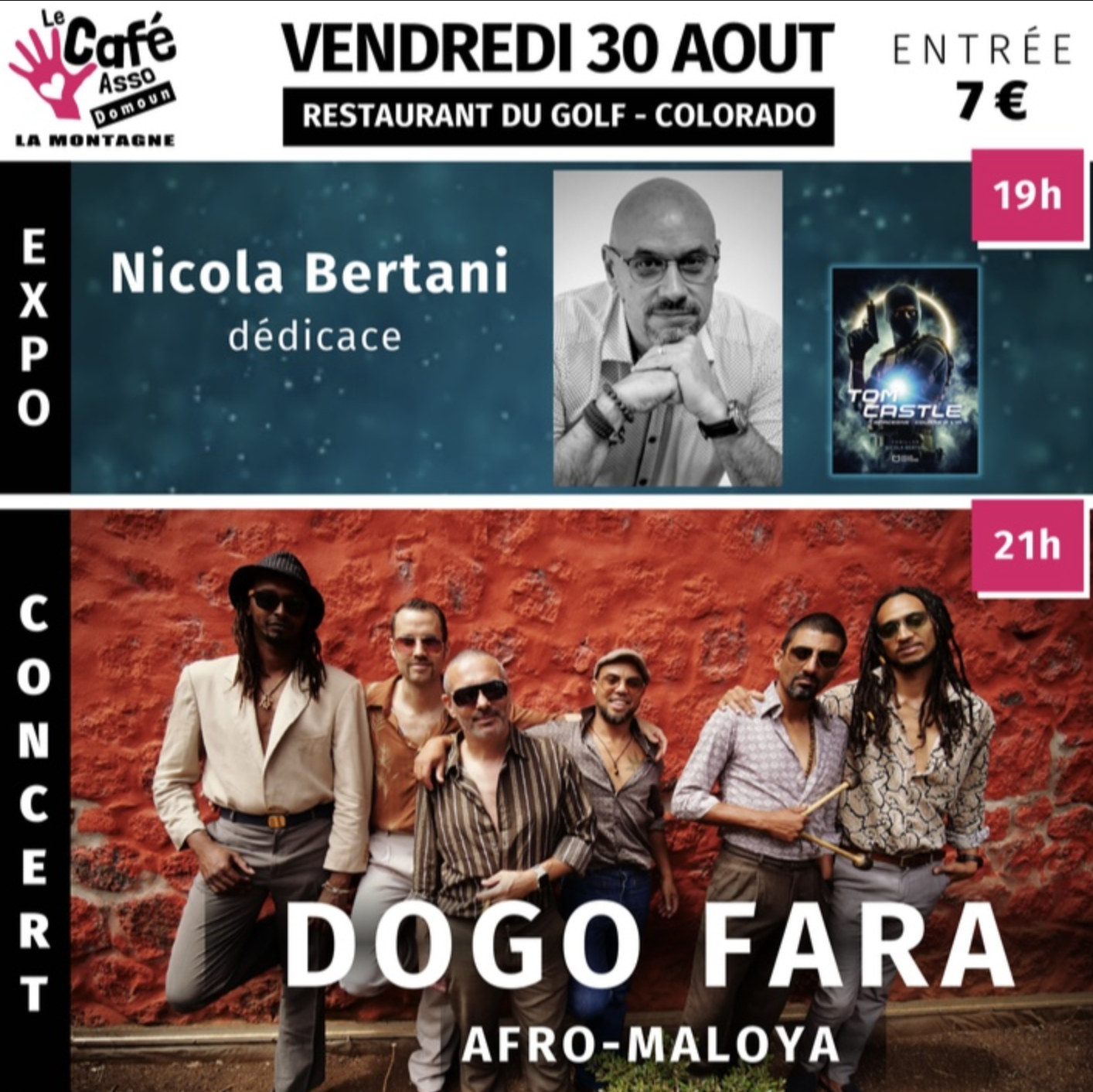DÉDICACE + CONCERT / AFRO MALOYA / DOGO FARA (7€)