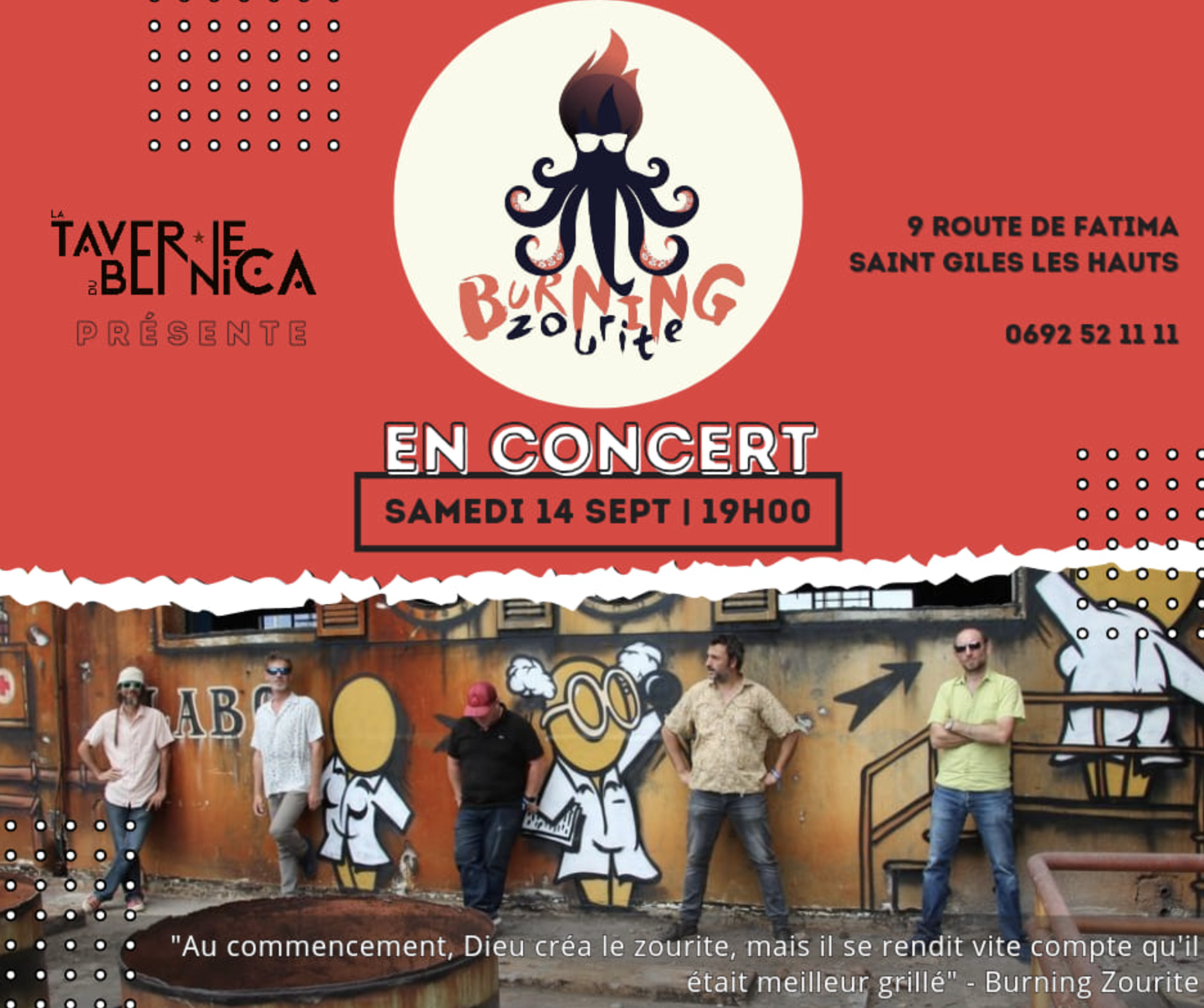 ROCK INDIE POP / BURNING ZOURITE (GRATUIT)