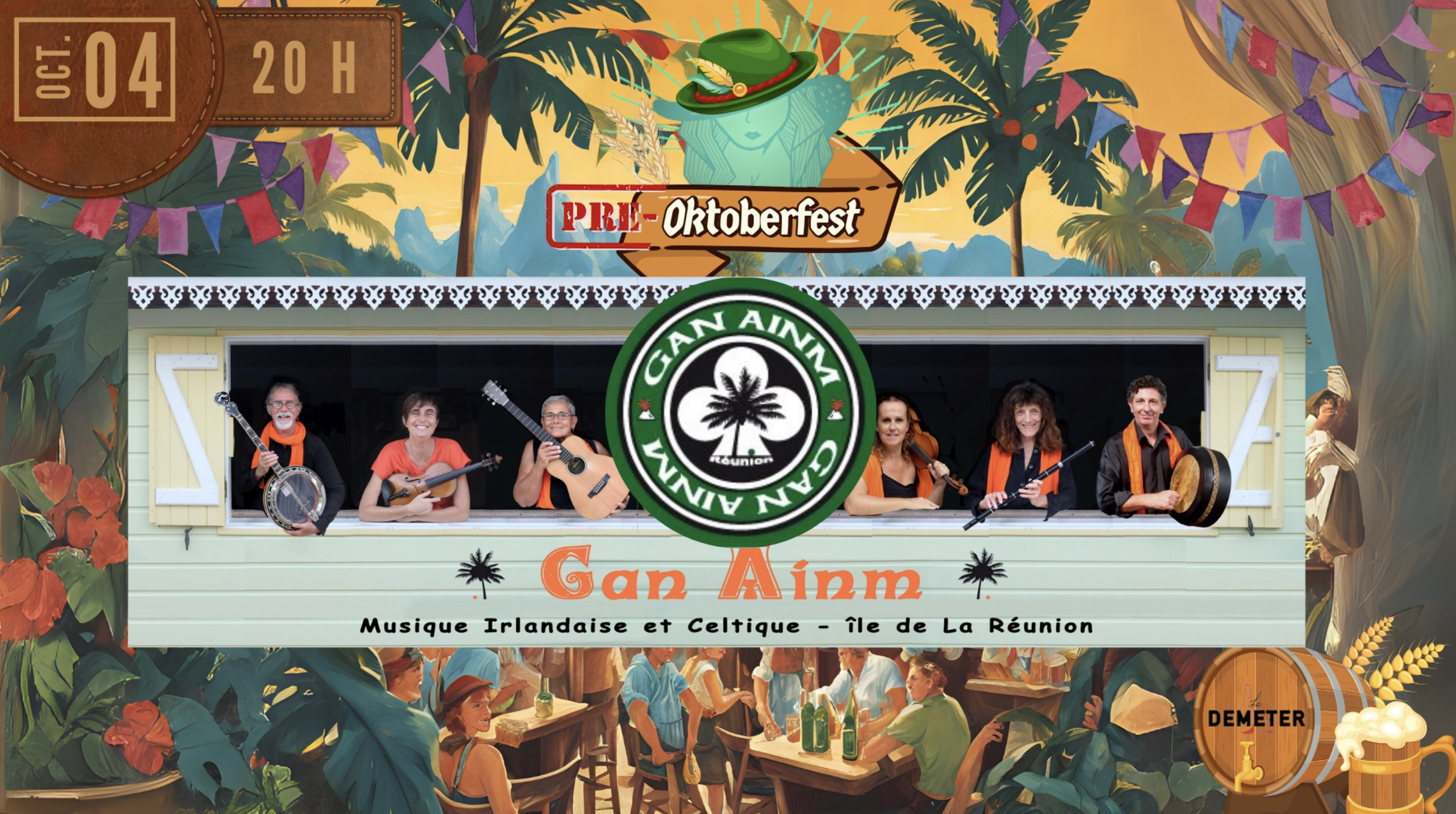 OKTOBERFEST / MUSIQUE IRLANDAISE / GAN AINM (GRATUIT)