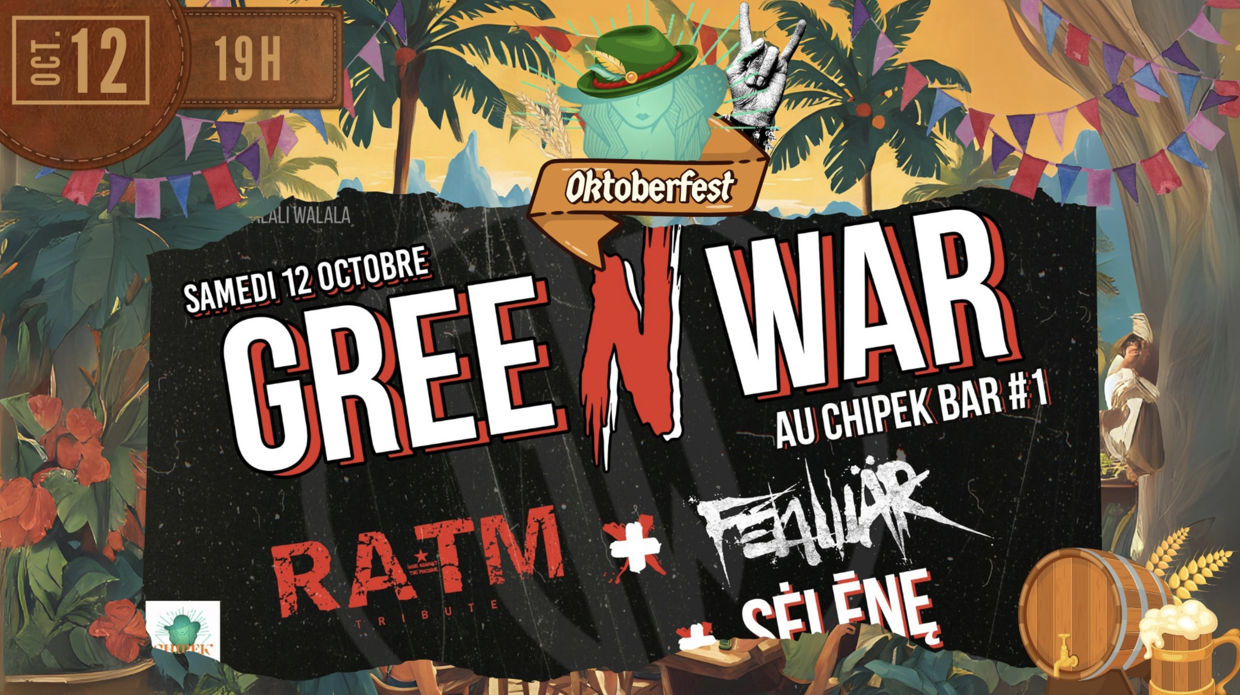 OKTOBERFEST / SÉLÈNE + RATM TRIBUTE + FÉNWÄR (3,50-7-10€)