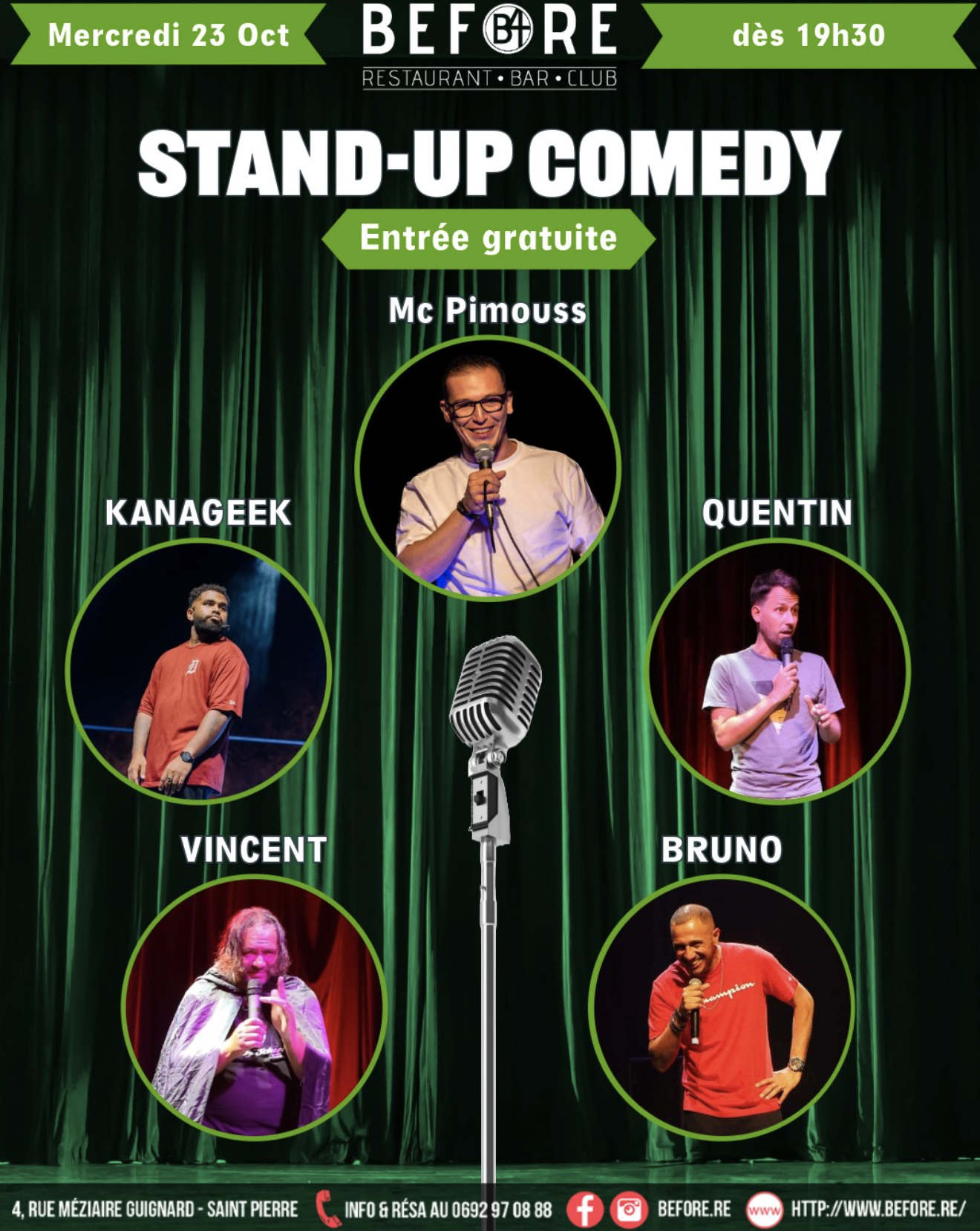 LE BEFORE STAND-UP COMEDY / KANAGEEK + QUENTIN + BRUNO (GRATUIT)