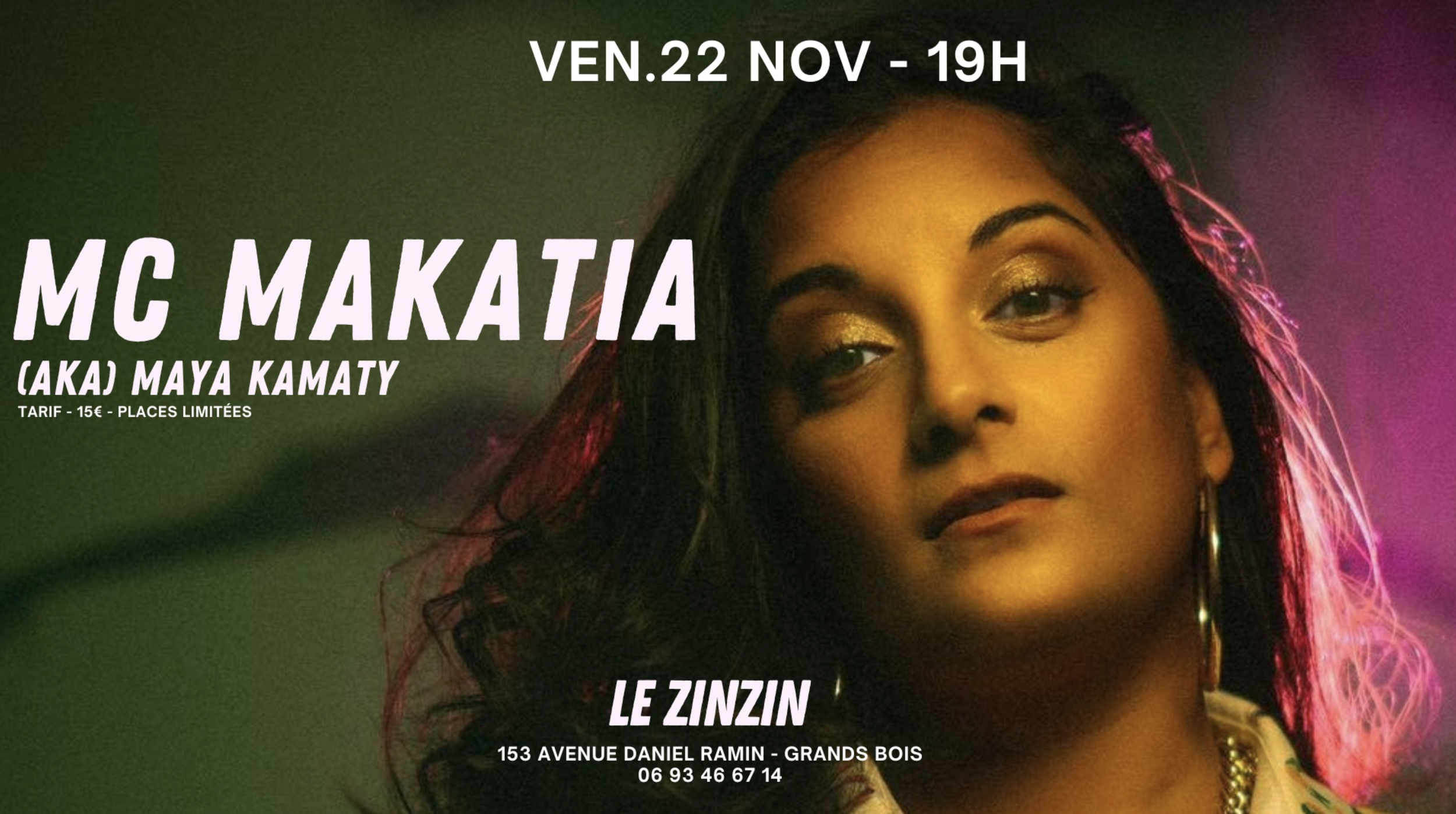 MAYA KAMATY SOLO SET / MC MAKATIA (15€)