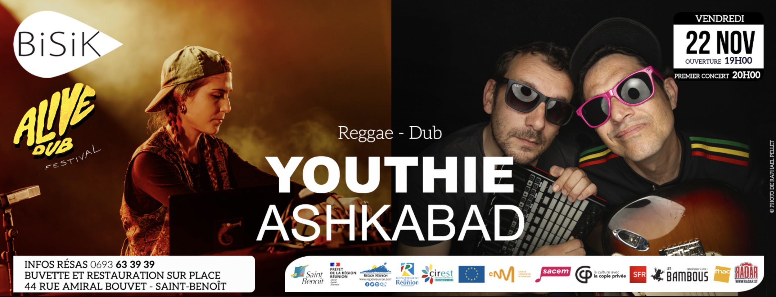 ELECTRO DUB / YOUTHIE & ASHKABAD (8-10€)