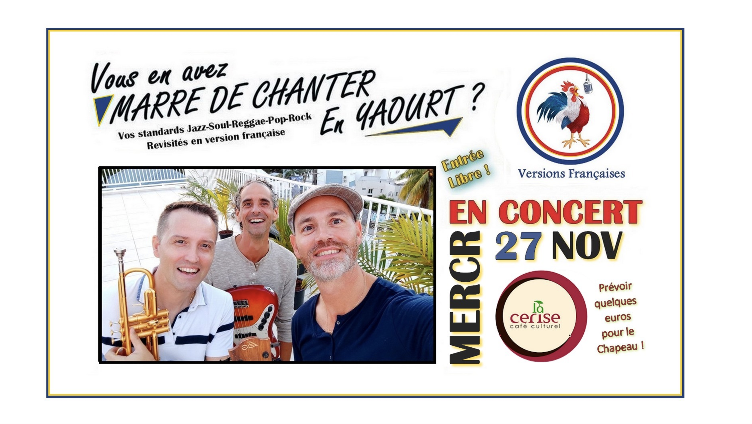 REPRISES EN VF / VERSIONS FRANÇAISES (AU CHAPEAU)