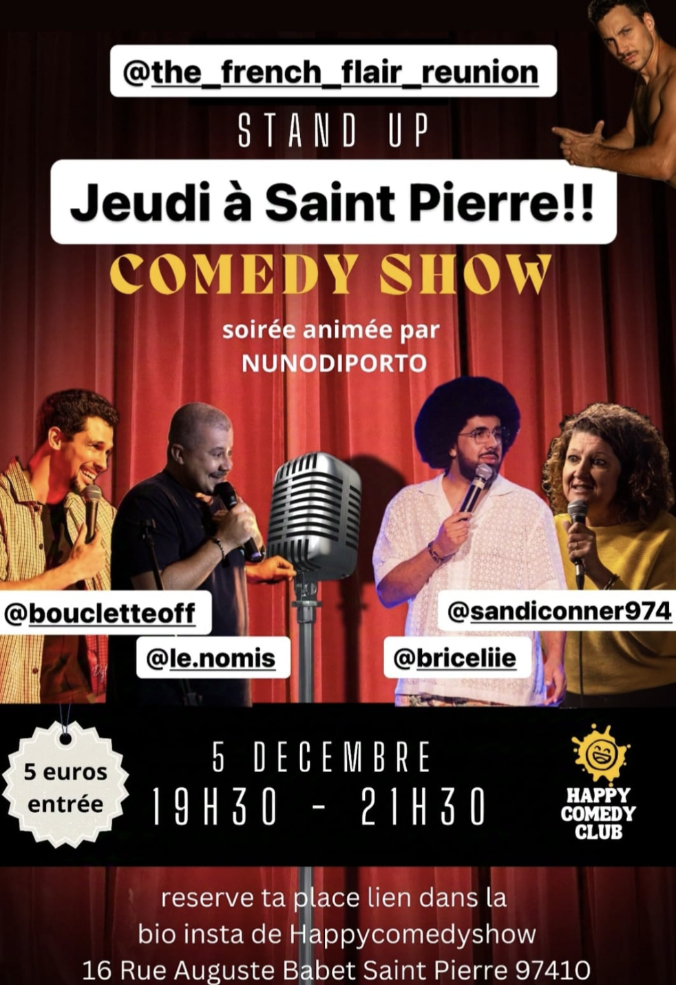 THE FRENCH FLAIR COMEDY SHOW