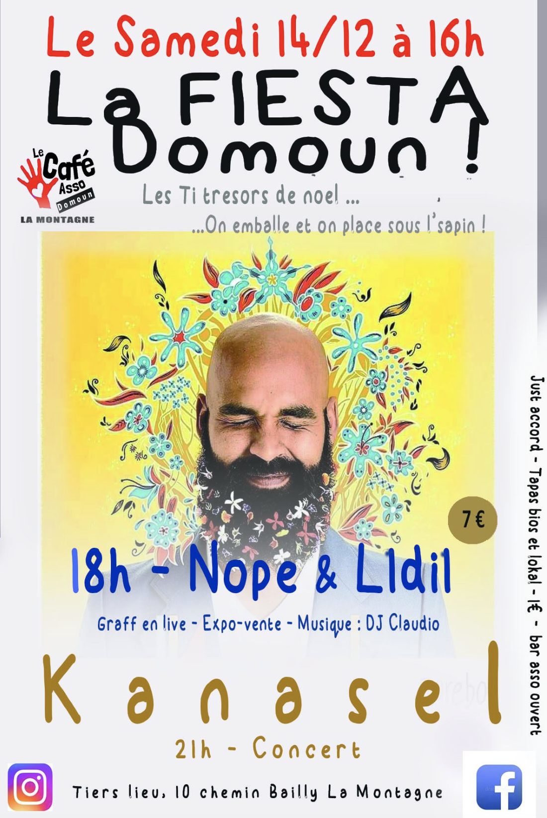 EXPO CONCERT / FIESTA DOMOUN AVEC KANASEL + DJ CLAUDIO