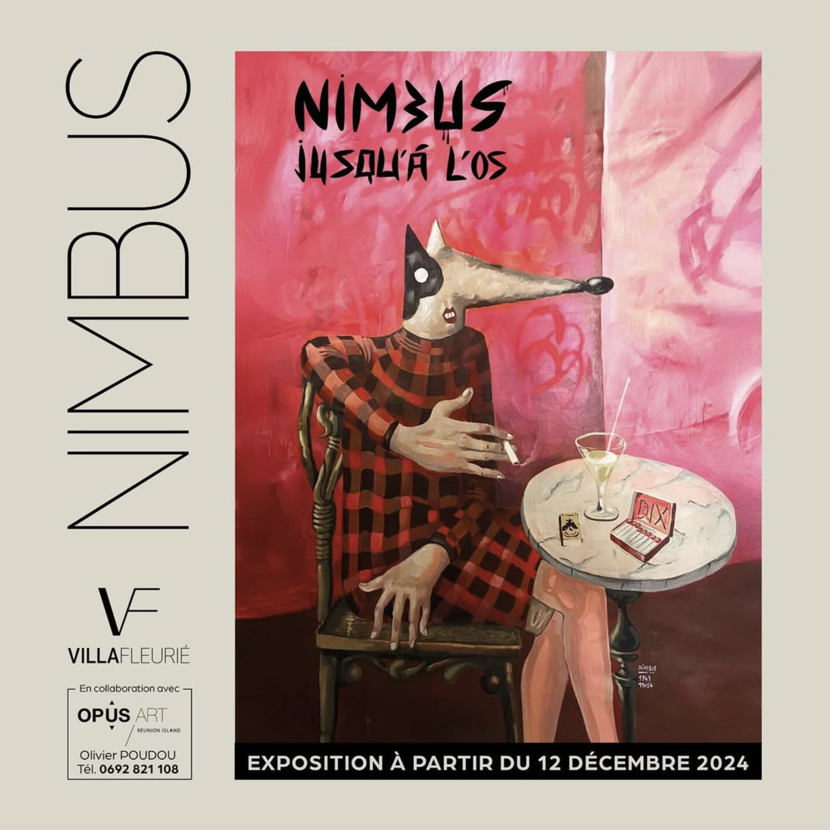 VERNISSAGE / NIMBUS / JUSQU'À L'OS (GRATUIT SUR RÉSERVATION)