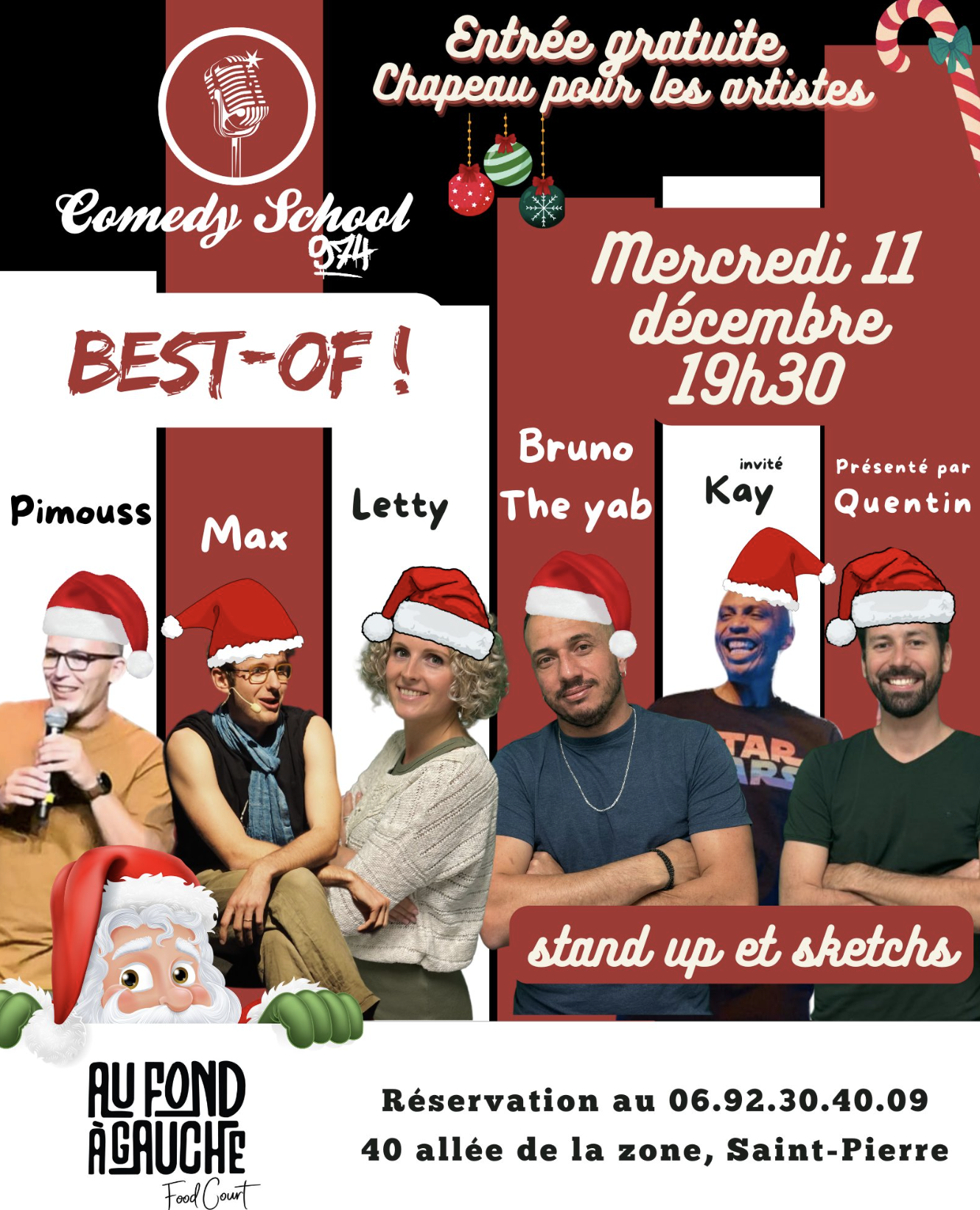 BEST OF COMEDY SCHOOL 974 (CHAPEAU POUR LES ARTISTES)