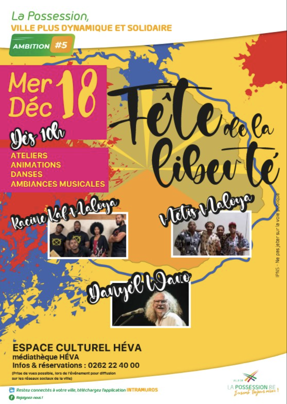 FÈT KAF À LA POSSESSION - ESPACE CULTUREL HÉVA (GRATUIT SUR RÉSERVATION)