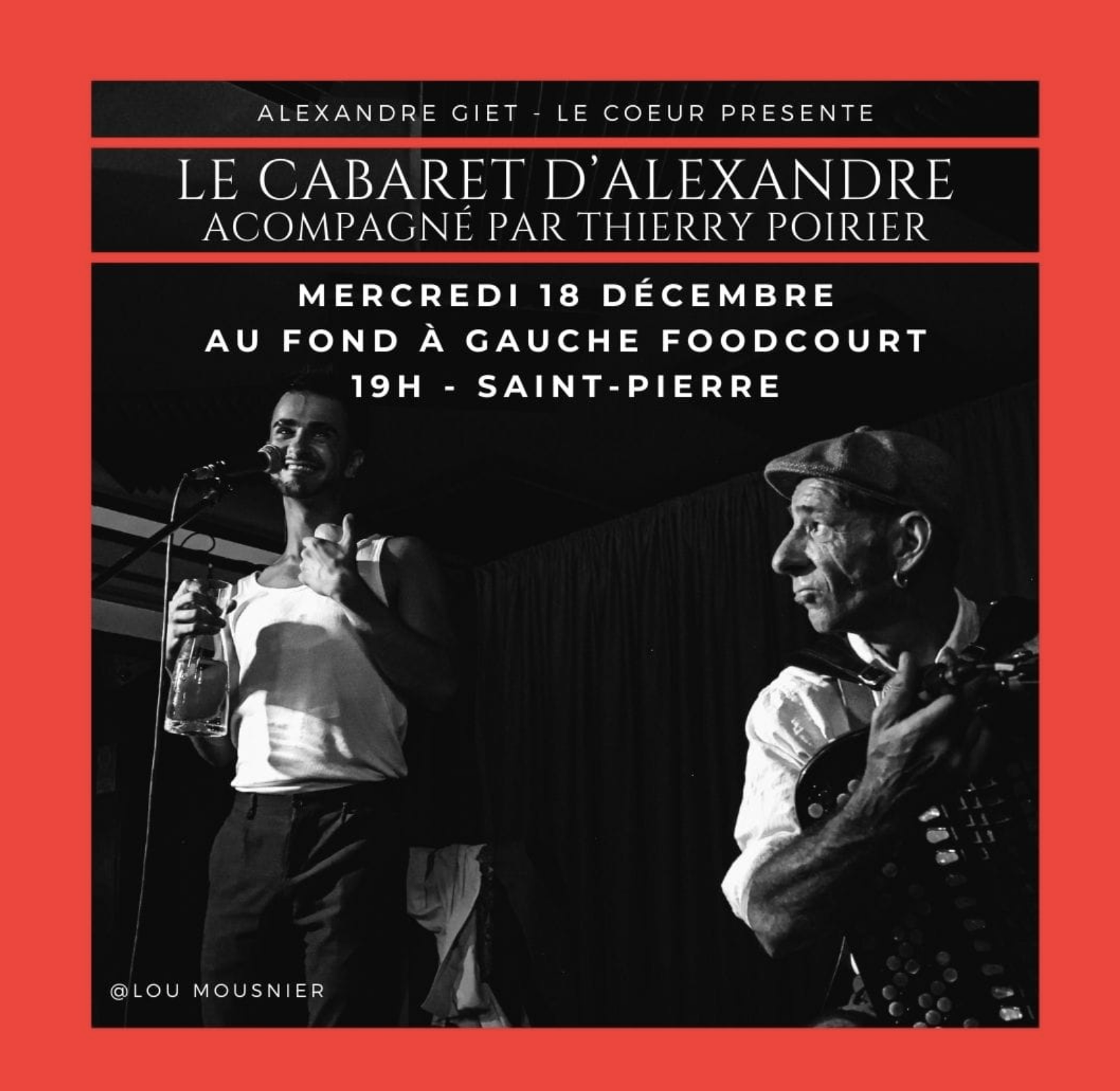 LE CABARET D'ALEXANDRE (CHAPEAU SOLIDAIRE)