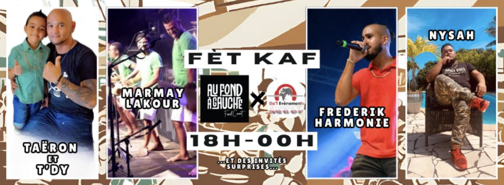 FÈT KAF "AU FOND À GAUCHE FOODCOURT" (GRATUIT)