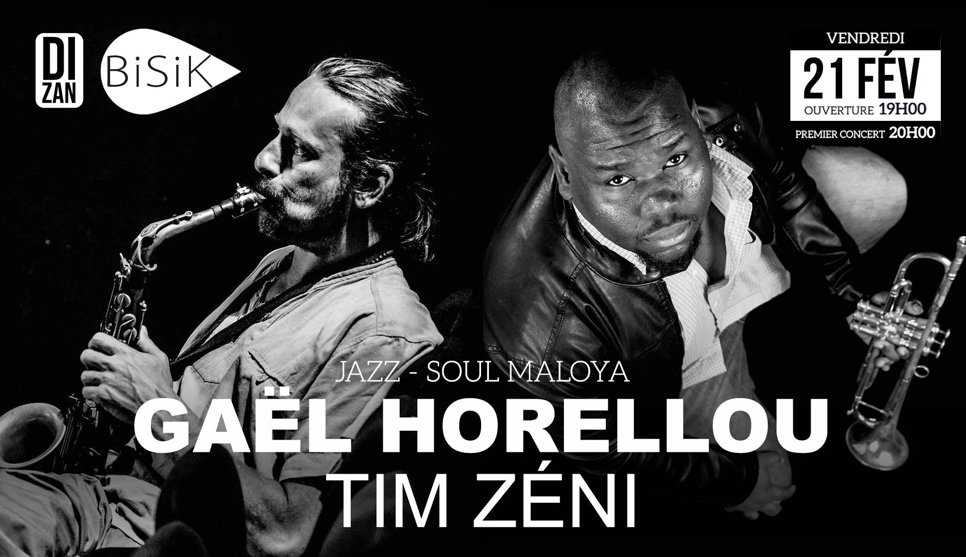 WORLD JAZZ / GAËL HORELLOU + TIM ZÉNI (8-10-12€)