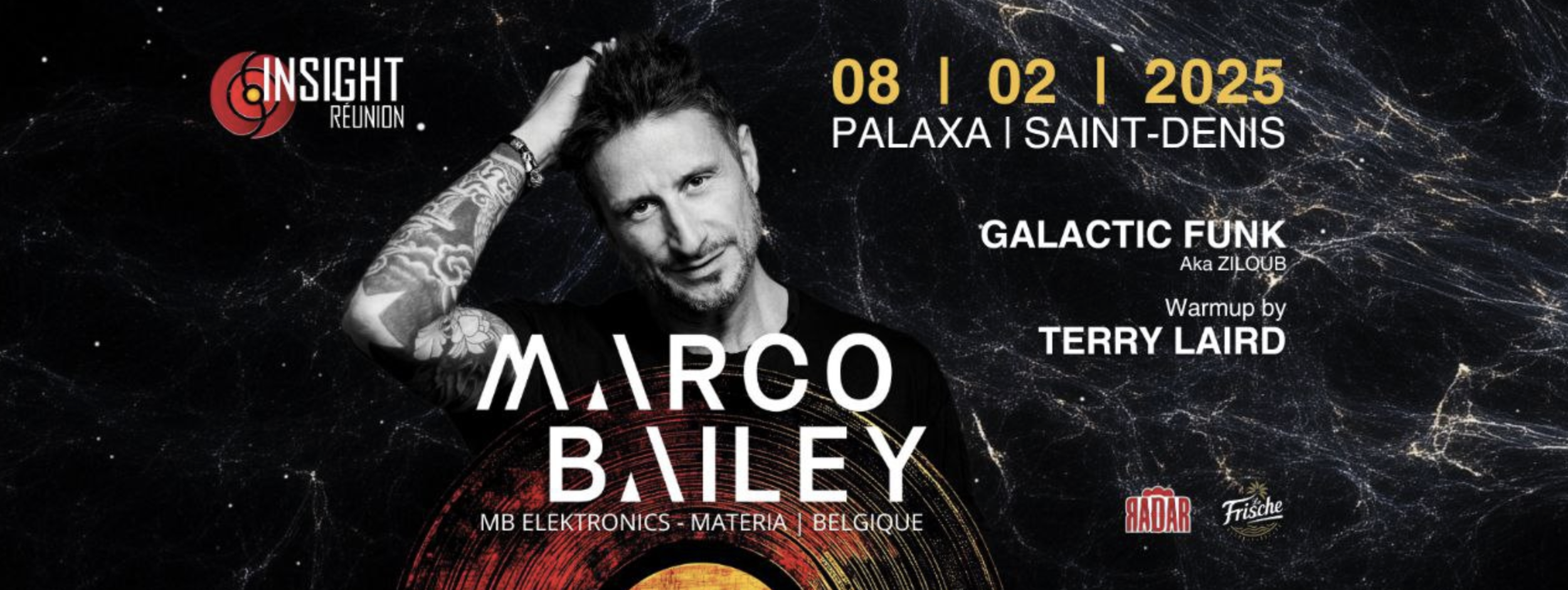 INSIGHT RÉUNION / MARCO BAILEY + TERRY LAIRD + GALACTIC FUNK (18-22€)