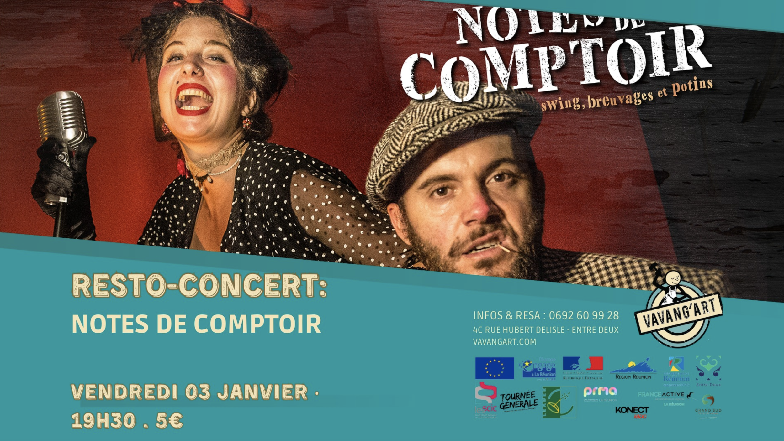 SWING ET POTINS / NOTES DE COMPTOIR (5€)