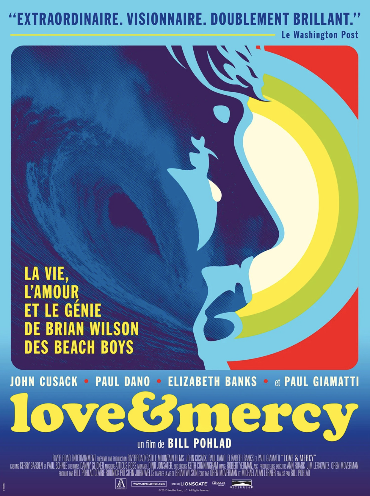 LOVE & MERCY / LA VÉRITABLE HISTOIRE DE BRIAN WILSON DES BEACH BOYS (3,50€)
