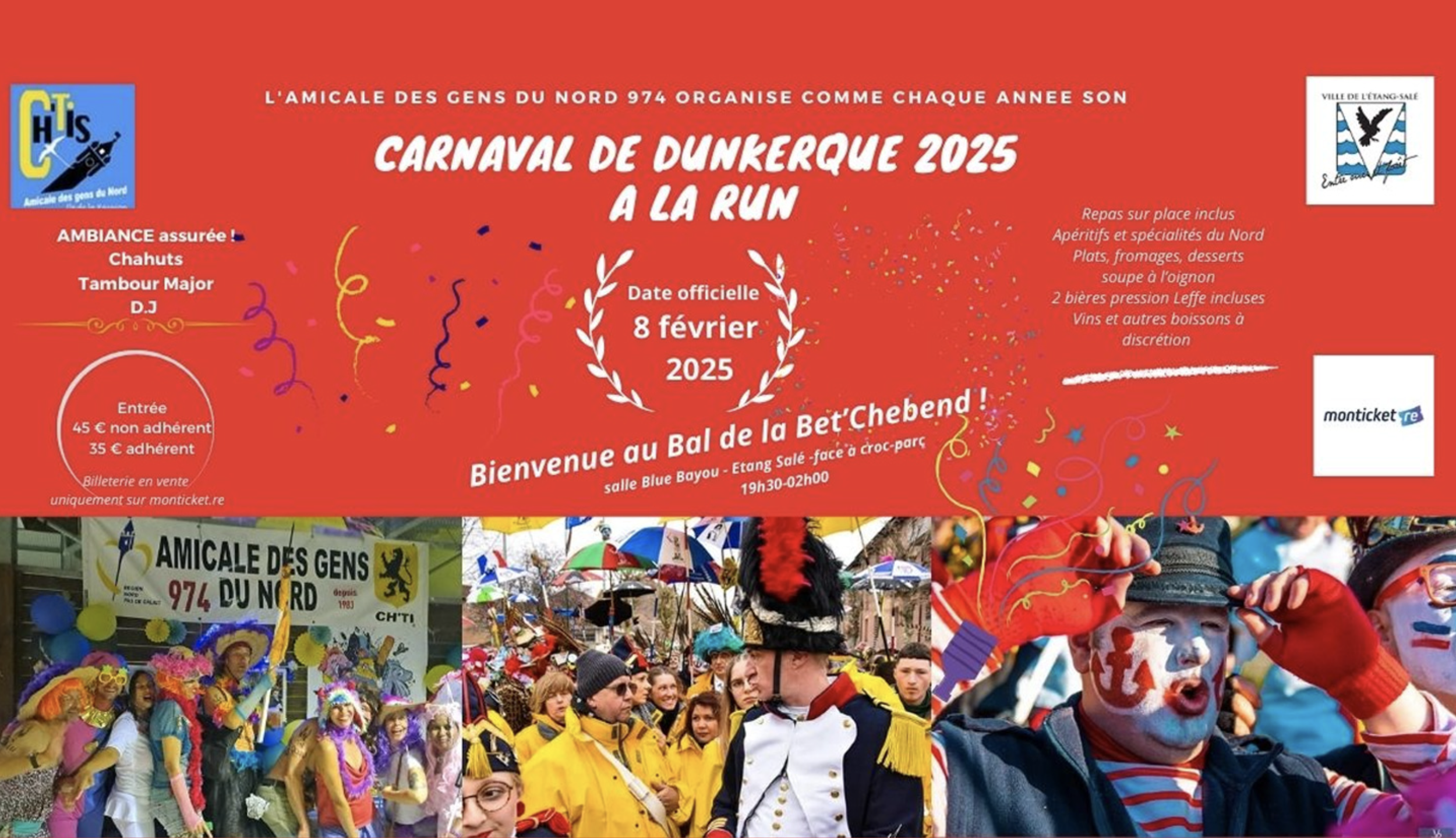 CARNAVAL DE DUNKERQUE À LA RÉUNION (35-45€)