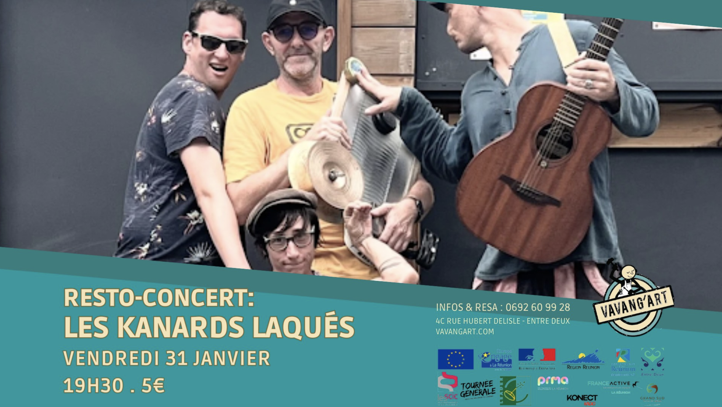 POP REGGAE / LES KANARDS LAQUÉS (5€)