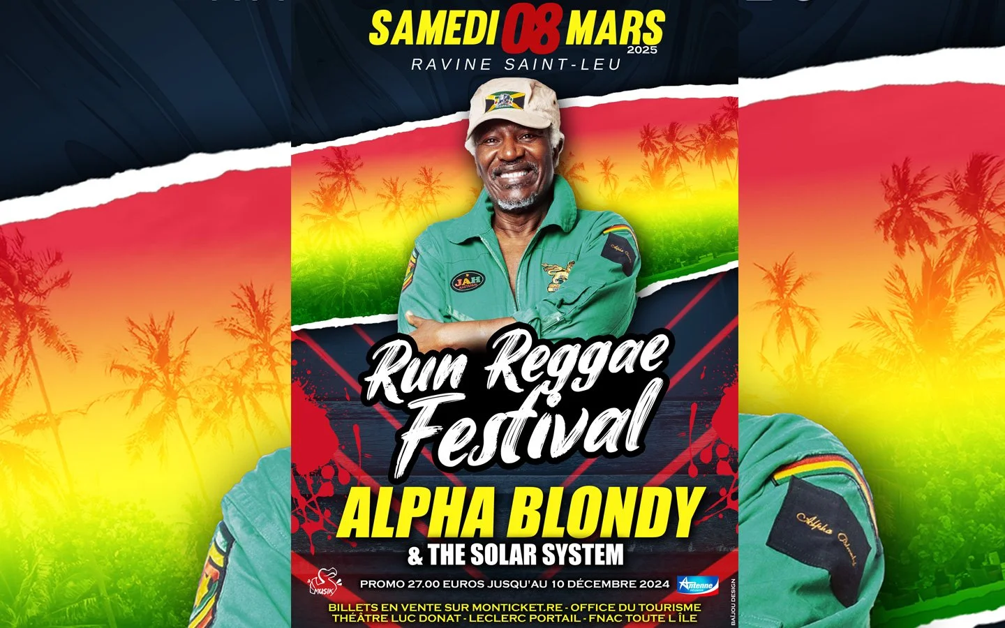 RUN REGGAE FESTIVAL / ALPHA BLONDY (23-28-30€)