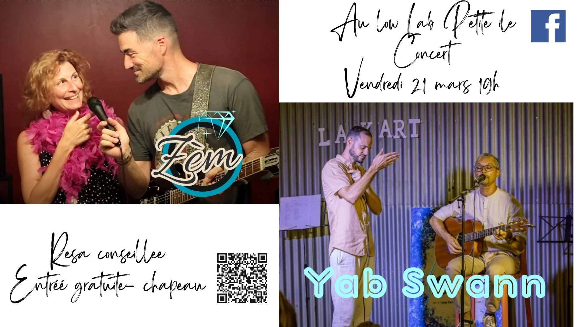 ZÈM ET YAB SWANN (PRIX LIBRE)