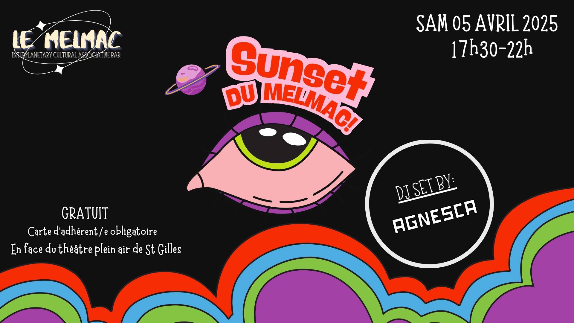 MELMAC SUNSET SATURDAY / AGNESCA (GRATUIT)