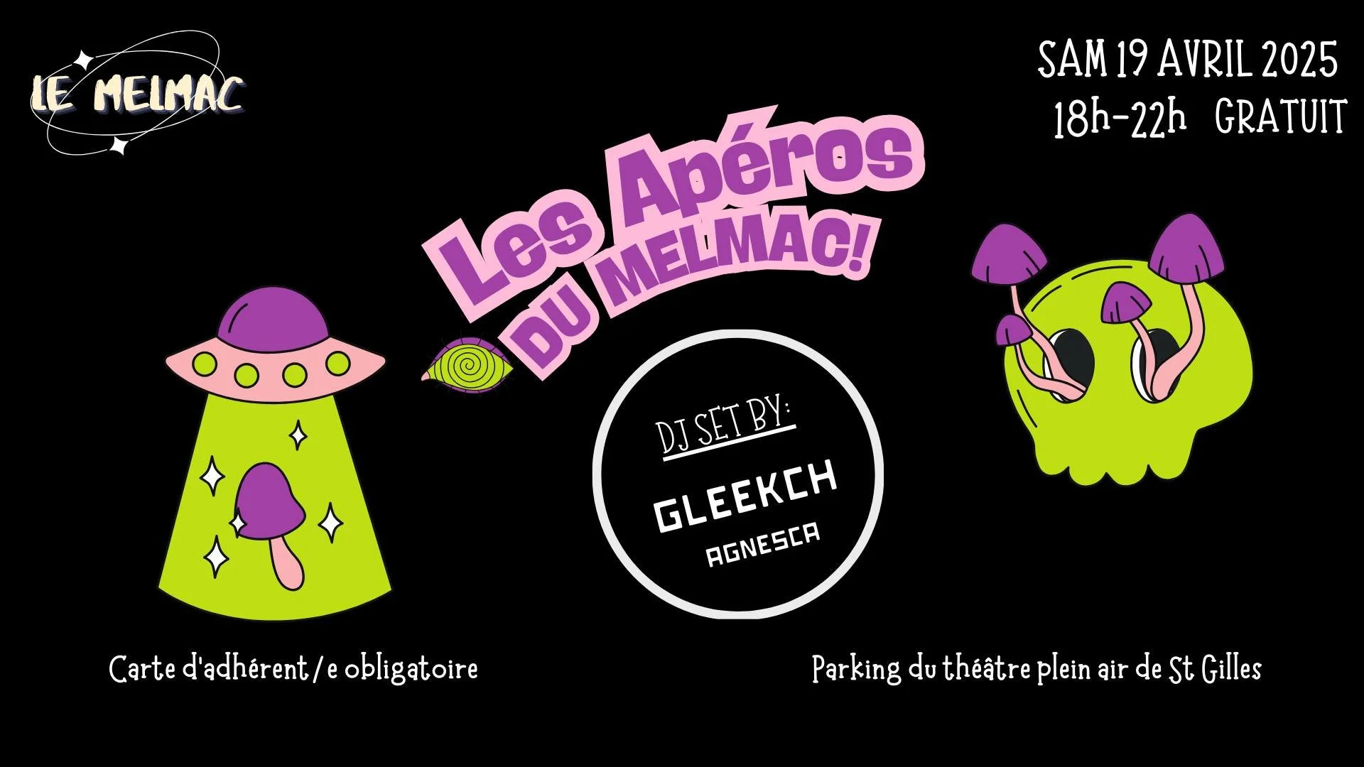 L'APERO DU SAMEDI AU MELMAC / GLEEKCH (GRATUIT AVEC ADHÉSION)