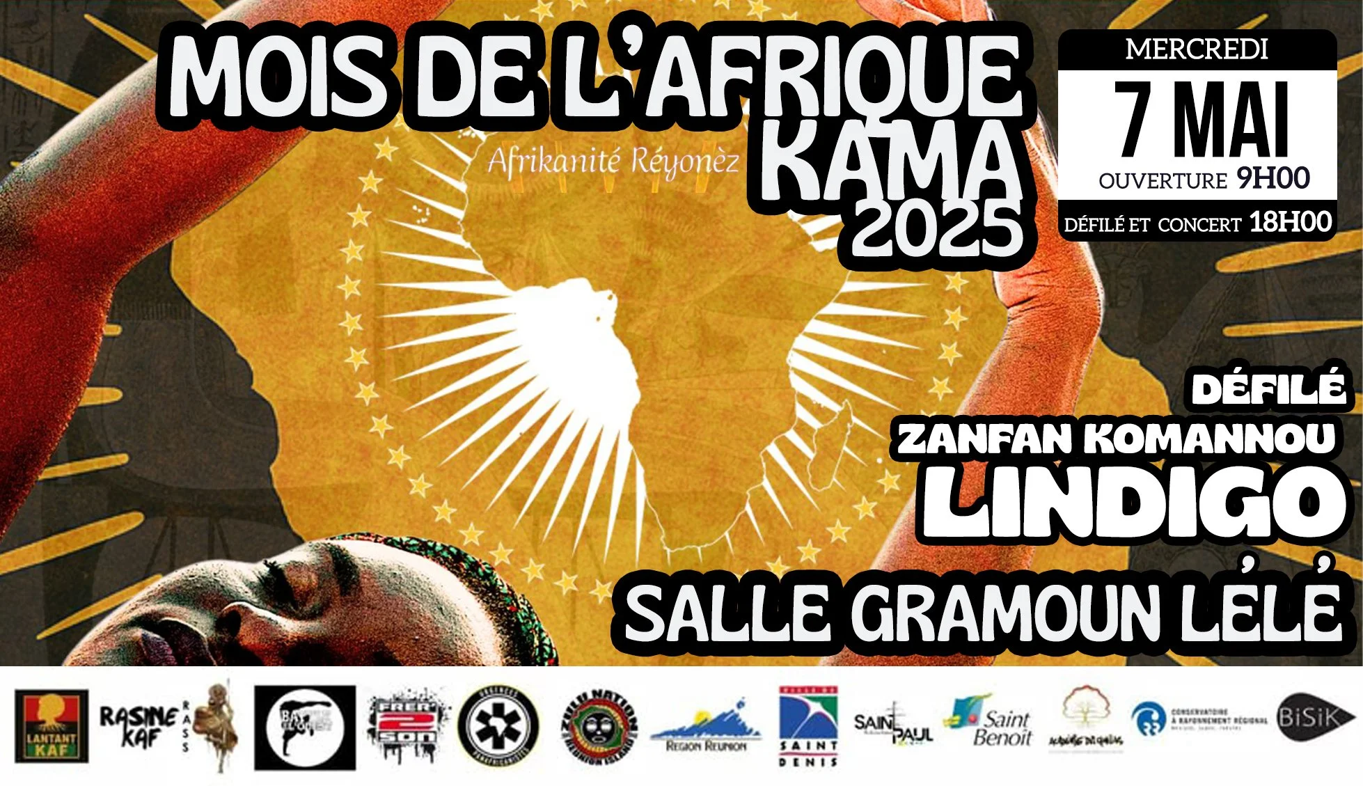 AFRIKANITÉ RÉYONÈZ KAMA / ATELIERS + LINDIGO + ZANFAN KOMANNOU (GRATUIT SUR RÉSERVATION)