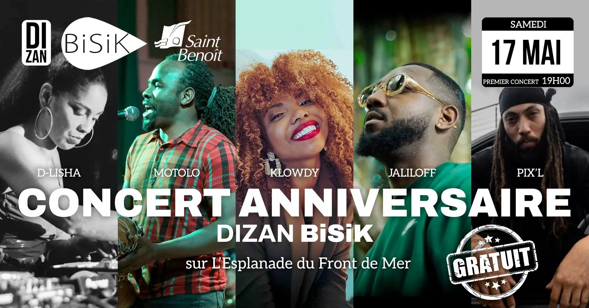 CONCERTS ANNIVERSAIRE / BISIK FÊTE SES DIX ANS (GRATUIT)