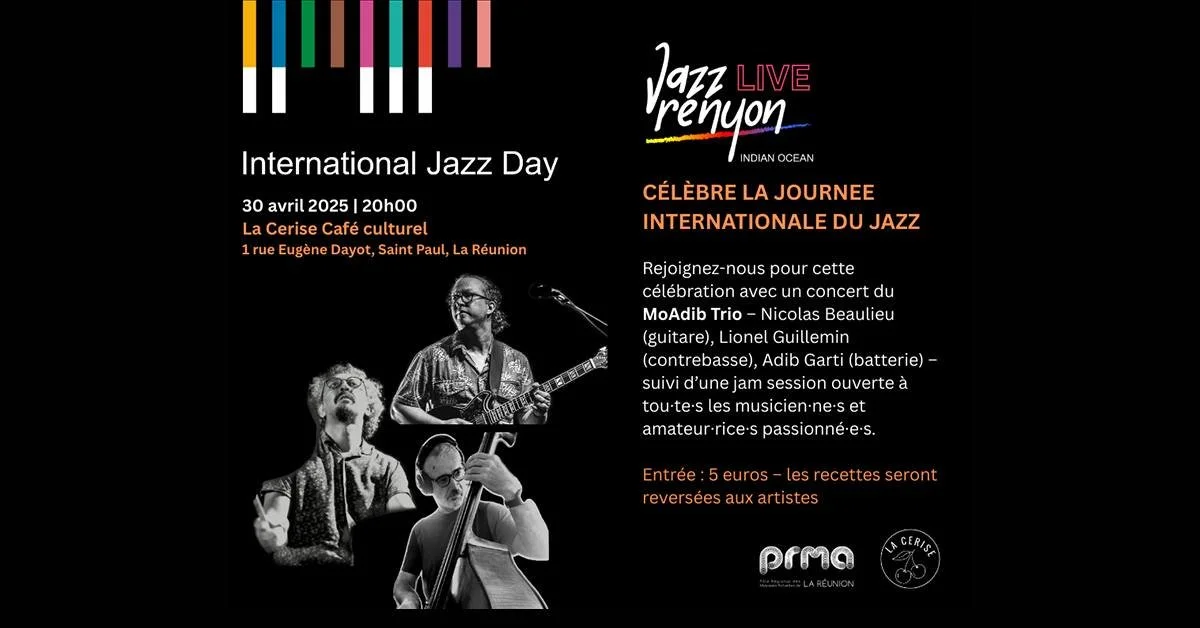 INTERNATIONAL JAZZ DAY / MODIB TRIO + JAM (5€)