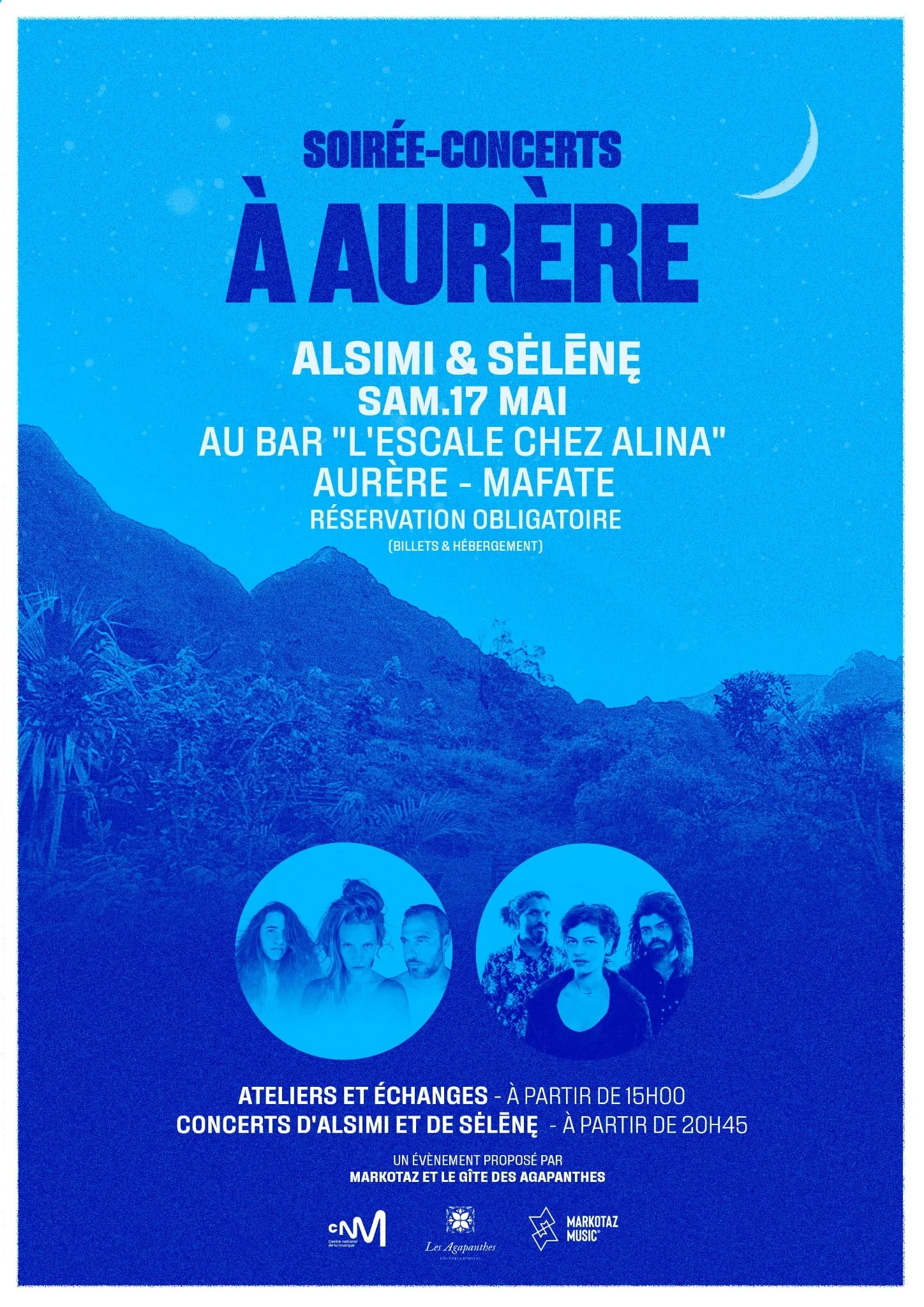 ATELIERS + CONCERTS / ALSIMI + SÉLĒNĘ (GRATUIT SUR RÉSERVATION)