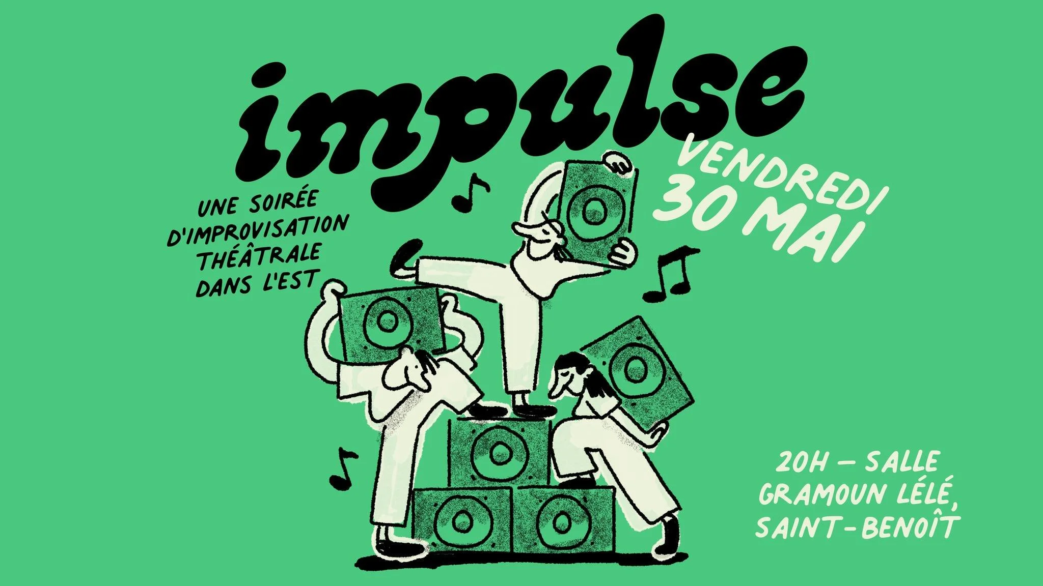 LES MARDIS DE L'IMPRO + THE BEAT CLUB / IMPULSE (7-10-13€)