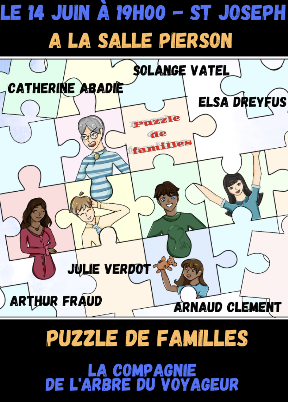 LA COMPAGNIE DE L'ARBRE DU VOYAGEUR / PUZZLE DE FAMILLES (PRIX LIBRE)