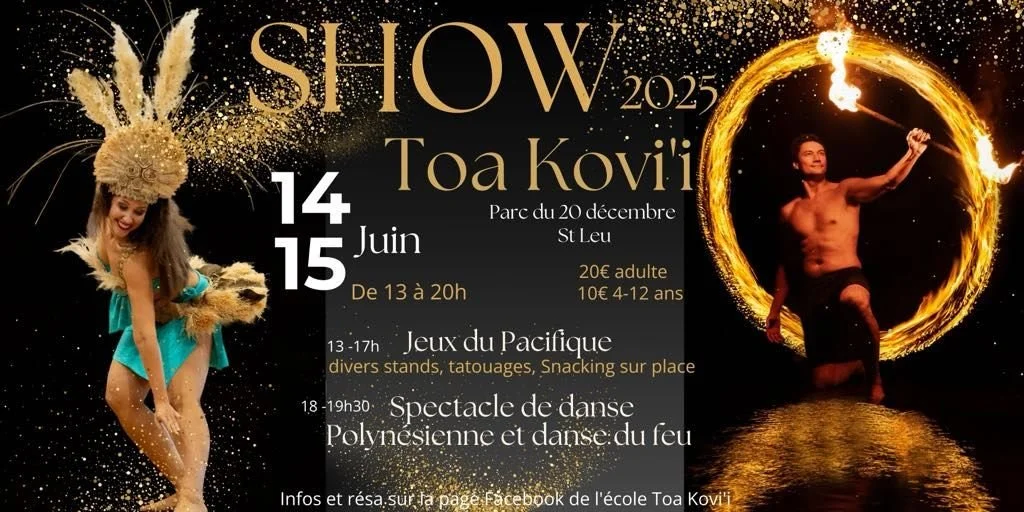 SHOW TOA KOVI'I 2025 (10-20€)