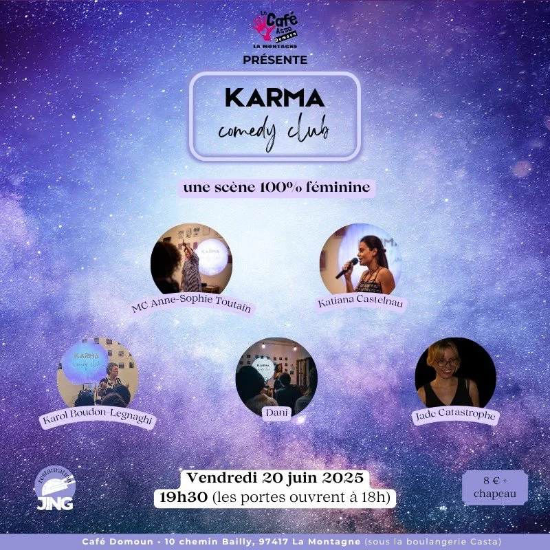 KARMA COMEDY CLUB / UNE SCÈNE 100% FÉMININE (8€)
