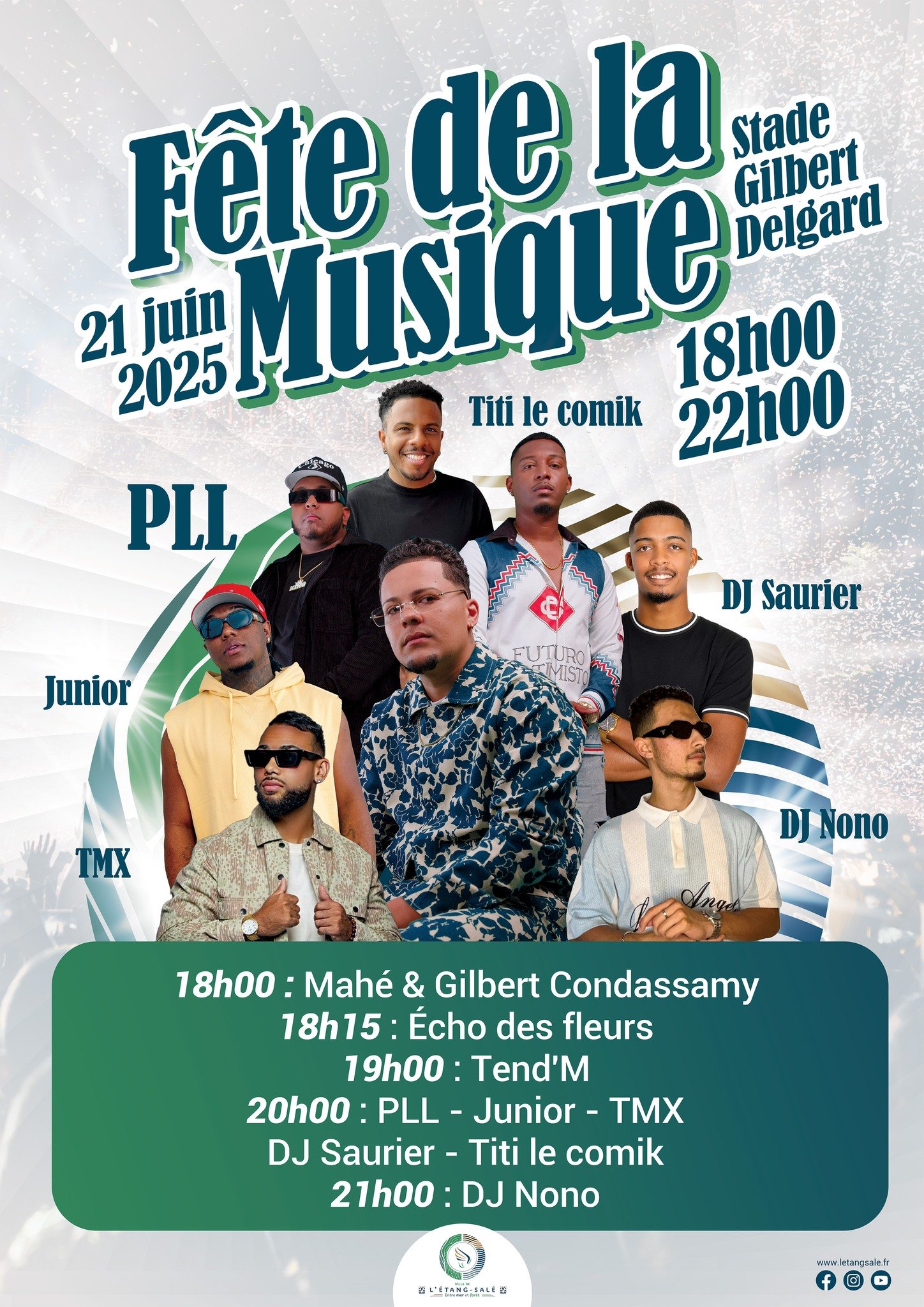 FÊTE DE LA MUSIQUE À L'ÉTANG SALÉ (GRATUIT)