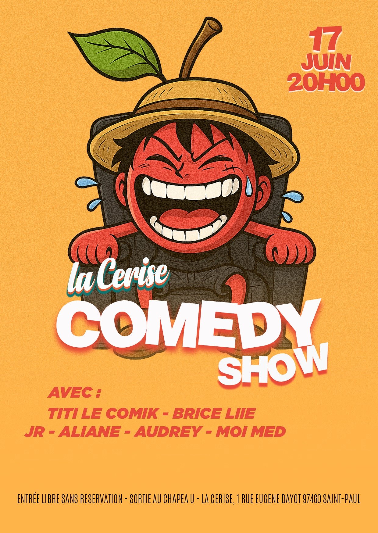 LA CERISE COMEDY SHOW (PRIX LIBRE)