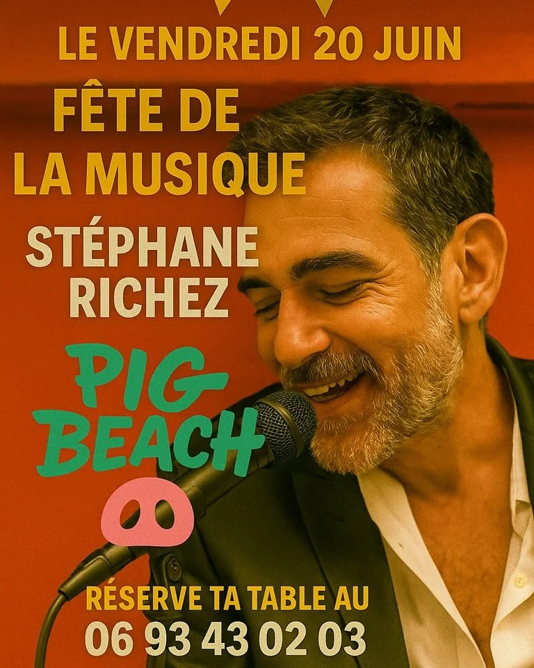 FÊTE DE LA MUSIQUE AU PIG BEACH / STEPHANE RICHEZ (GRATUIT)