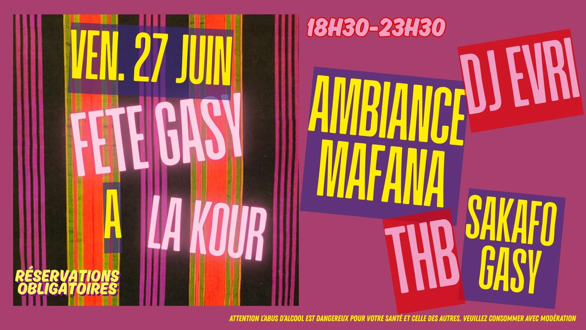 LA KOUR FÊTE L'INDÉPENDANCE DE MADAGASIKARA (15€)