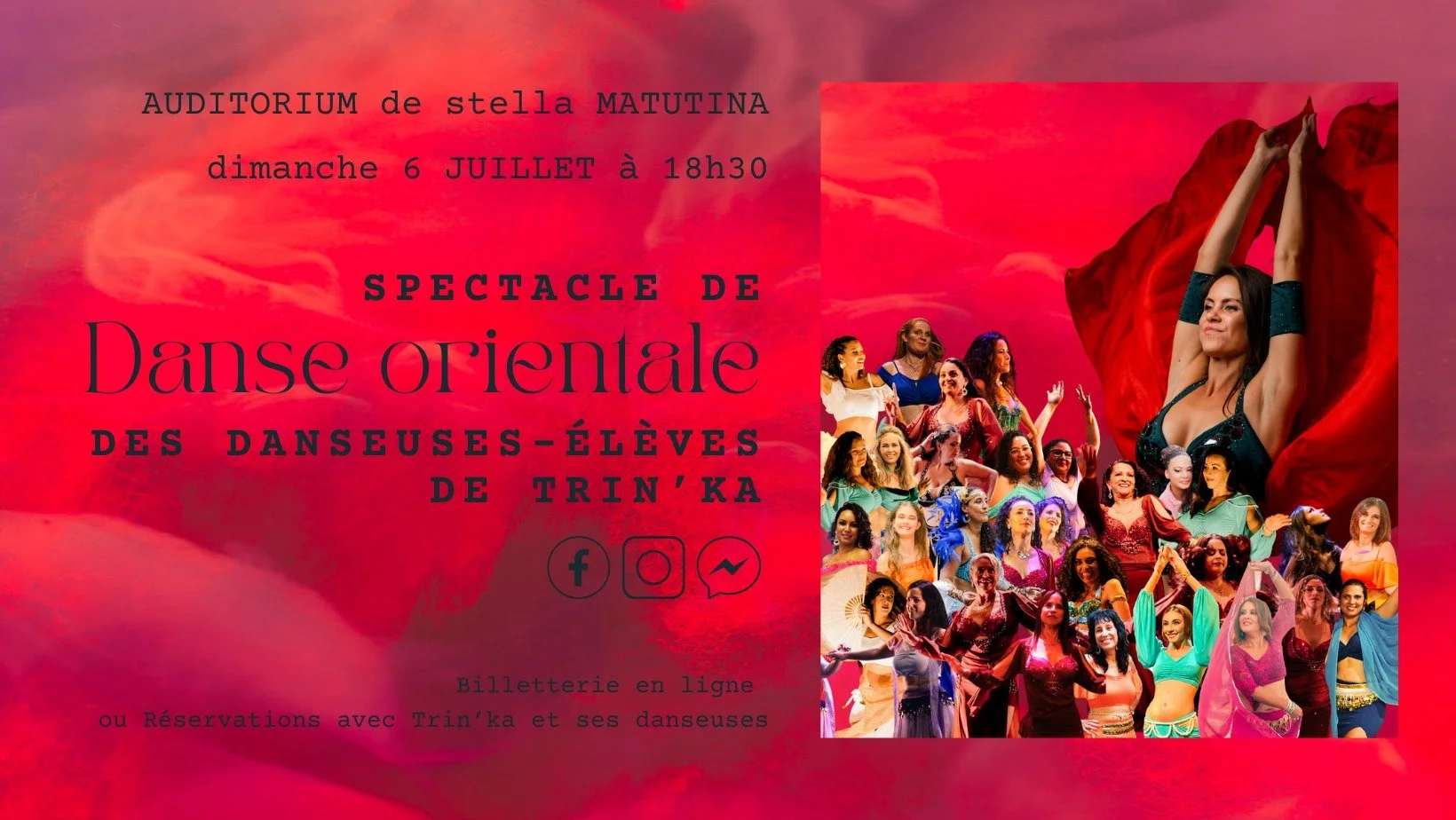 DANSE ORIENTALE / TRIN'KA ET SES DANSEUSES (15€)