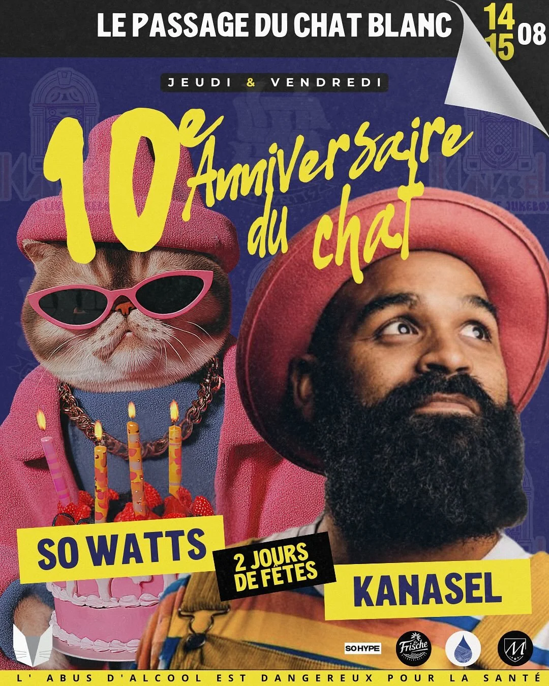 10 éme ANNIVERSAIRE DU PASSAGE DU CHAT BLANC (GRATUIT)