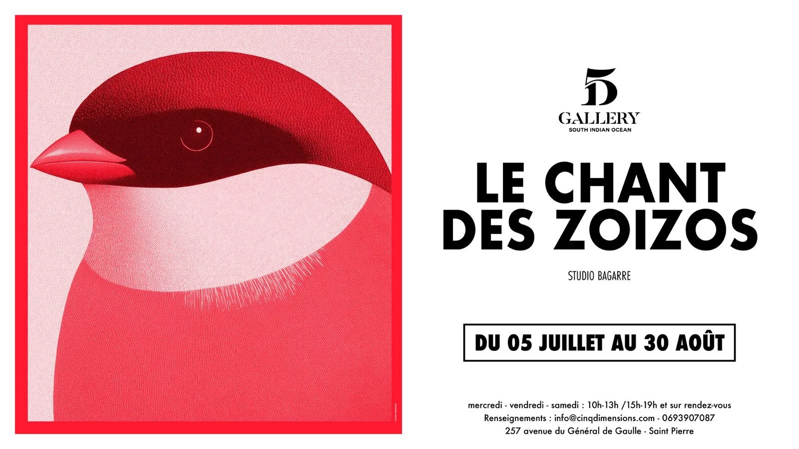 STUDIO BAGARRE / LE CHANT DES ZOIZOS / RENCONTRE AVEC L'ARTISTE (GRATUIT)